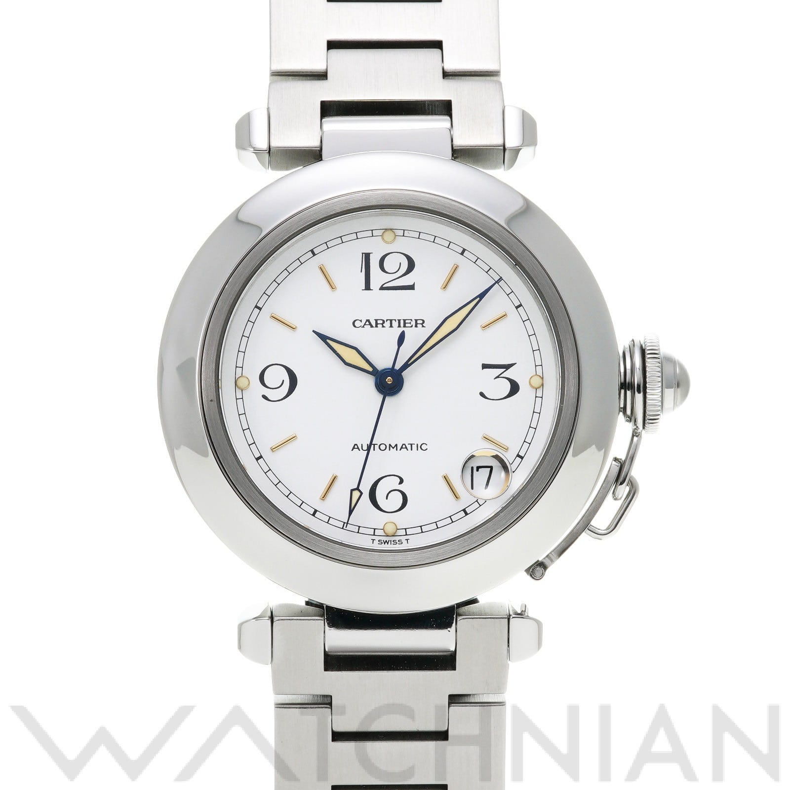 カルティエ / CARTIER パシャC W31015M7 ホワイト ユニセックス 時計 【中古】【wristwatch】
