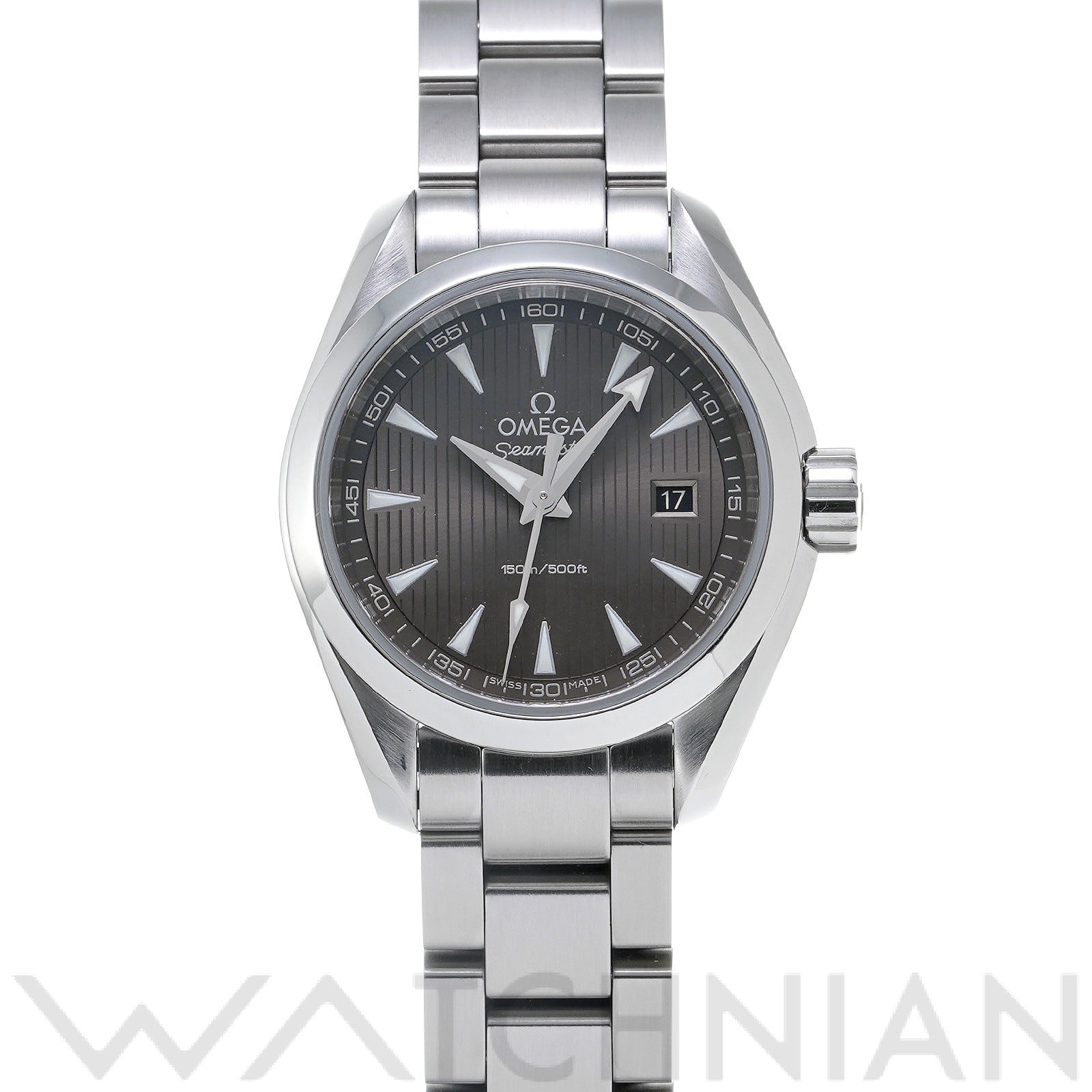 オメガ / OMEGA シーマスター アクアテラ クォーツ 231.10.30.60.06.001 グレー レディース 時計 【中古】【wristwatch】
