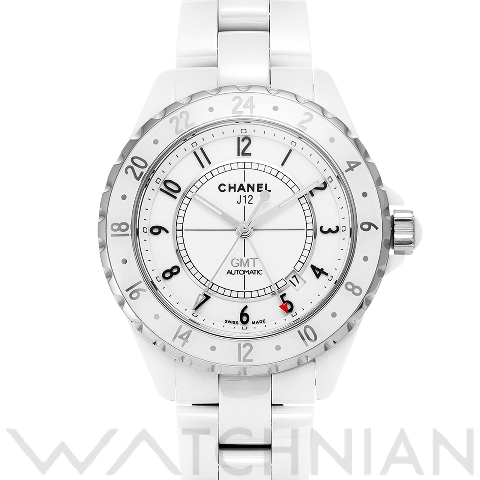 シャネル / CHANEL J12 GMT 42mm H2126 ホワイト メンズ 時計 【中古】【wristwatch】