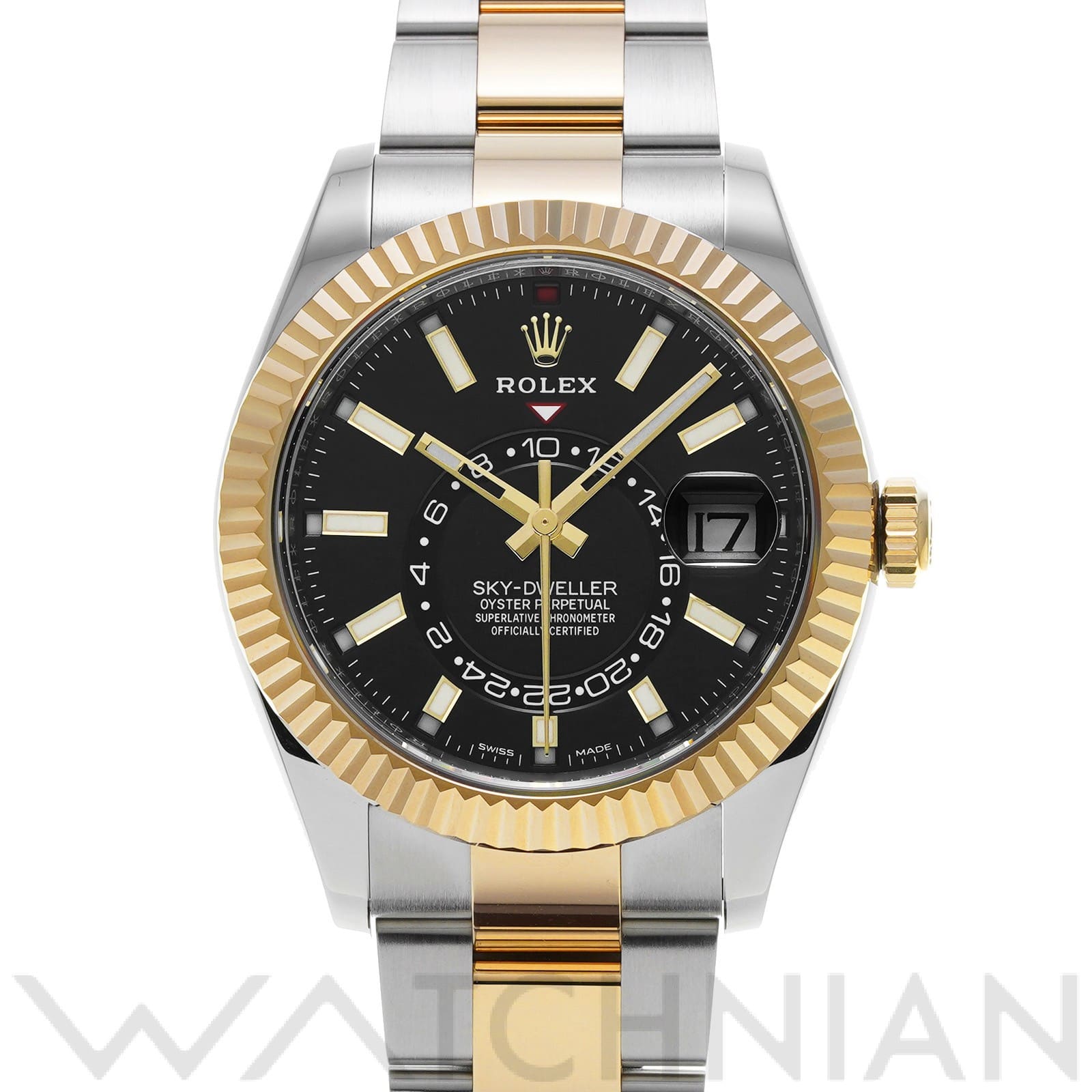 スカイドゥエラー 326933 ランダムシリアル ブライトブラック ロレックス ROLEX メンズ 【中古】