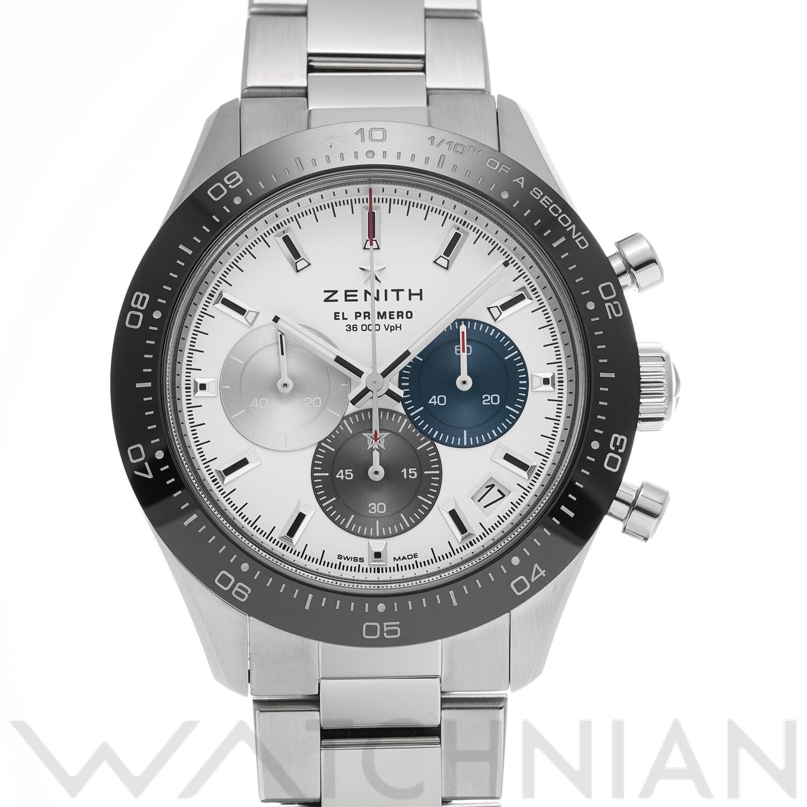 ゼニス / ZENITH クロノマスター スポーツ エル・プリメロ 03.3100.3600/69.M3100 ホワイト メンズ 時計 【中古】【wristwatch】