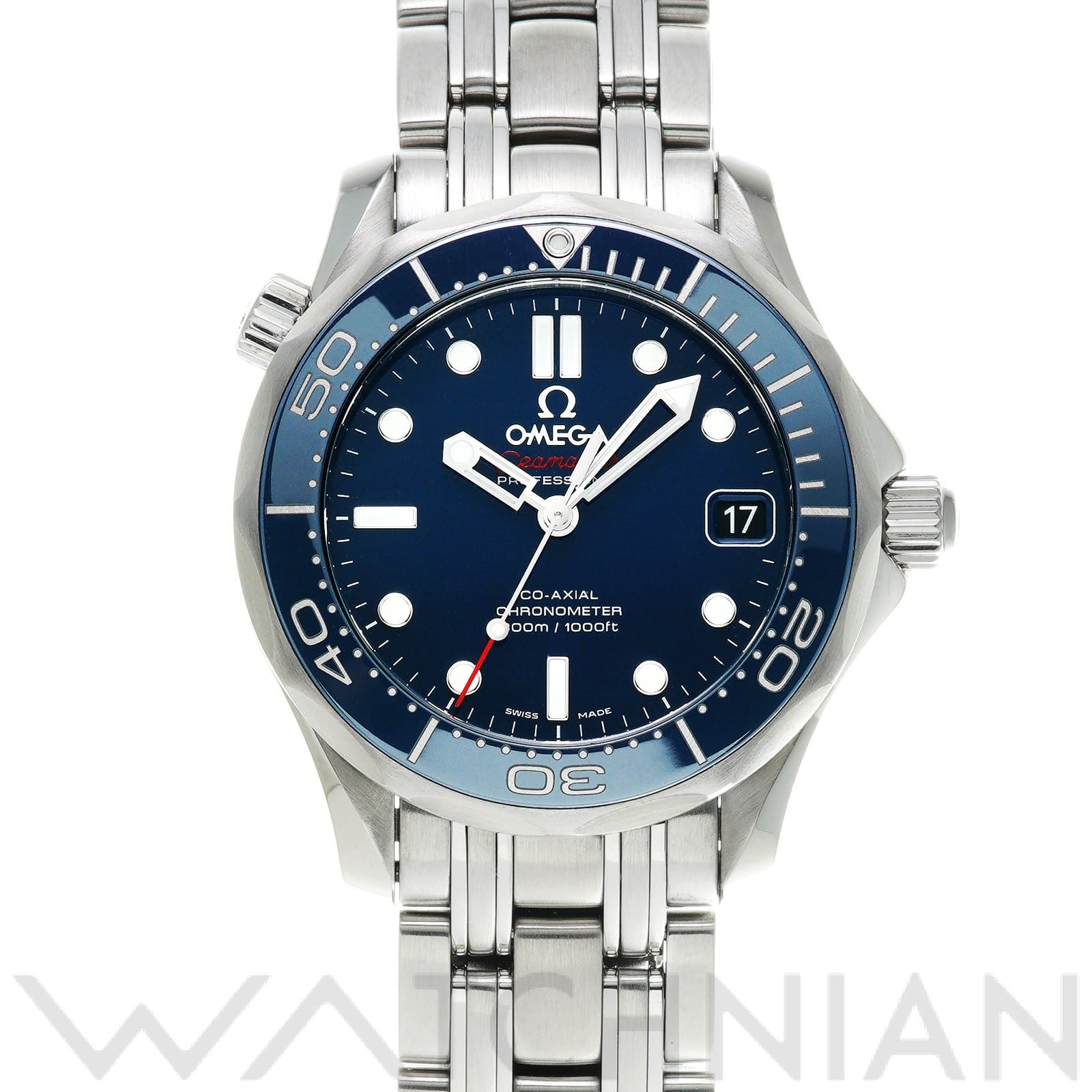 オメガ / OMEGA シーマスター ダイバー300 コーアクシャル 212.30.36.20.03.001 ブルー ユニセックス 時計 【中古】【wristwatch】