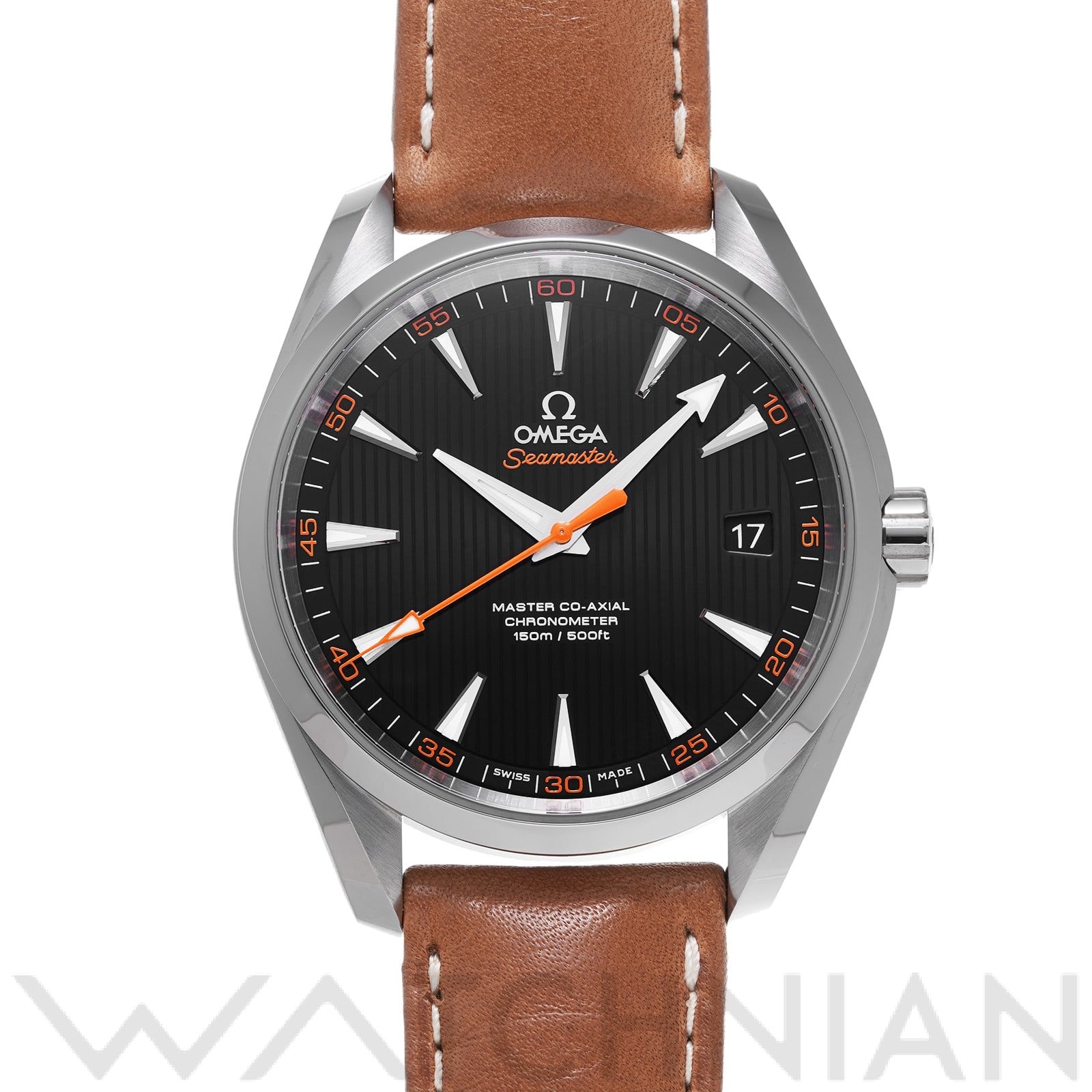 シーマスター アクアテラ マスターコーアクシャル 231.12.42.21.01.002 ブラック オメガ OMEGA メンズ 【中古】