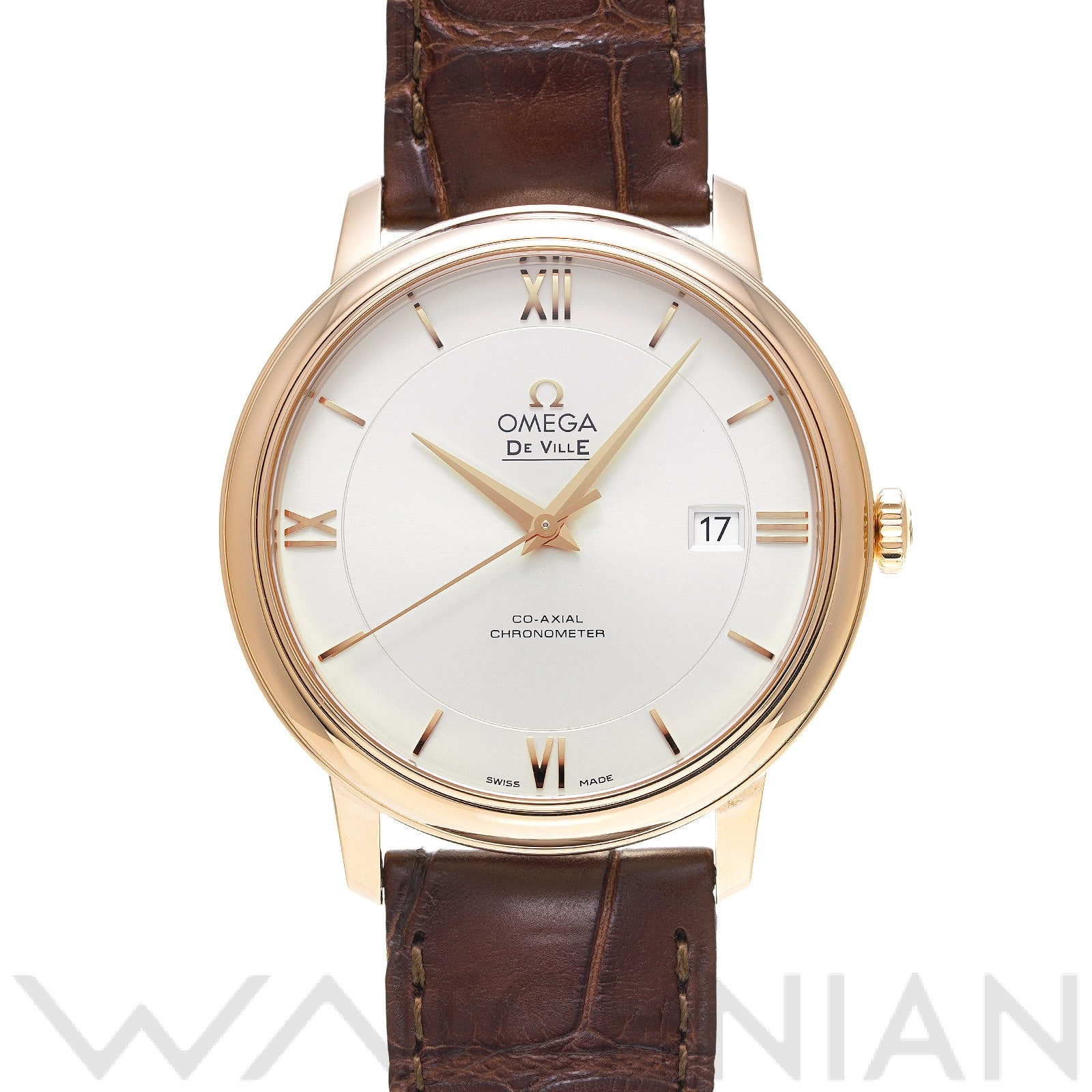 オメガ / OMEGA デ・ヴィル プレステージ コーアクシャル 424.53.40.20.02.001 シルバー メンズ 時計 【中古】【wristwatch】