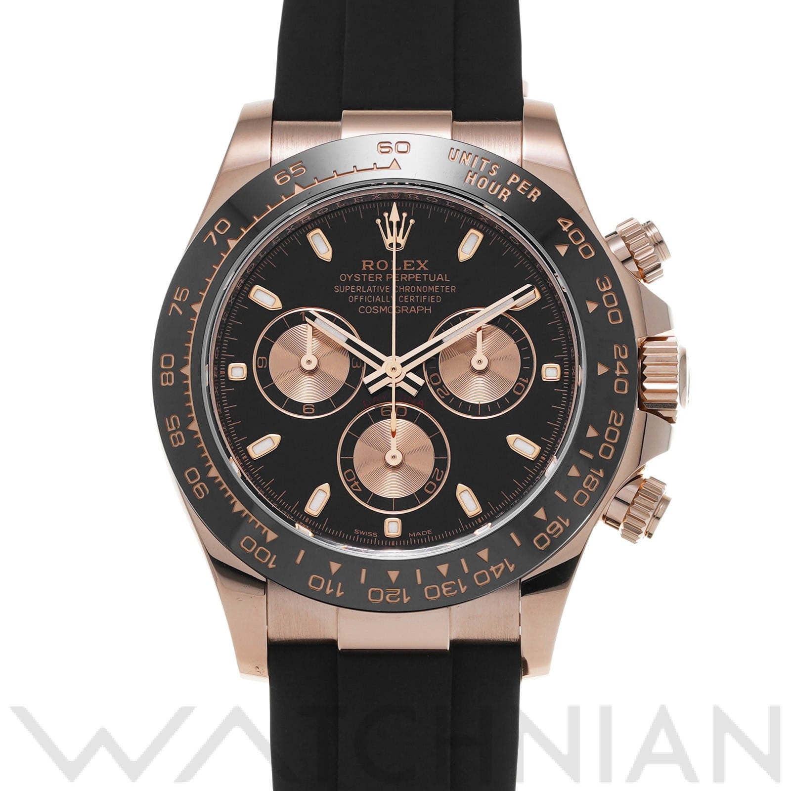 ロレックス コスモグラフ デイトナ 116515LN ブラック/ピンク メンズ 時計 【中古】【wristwatch】
