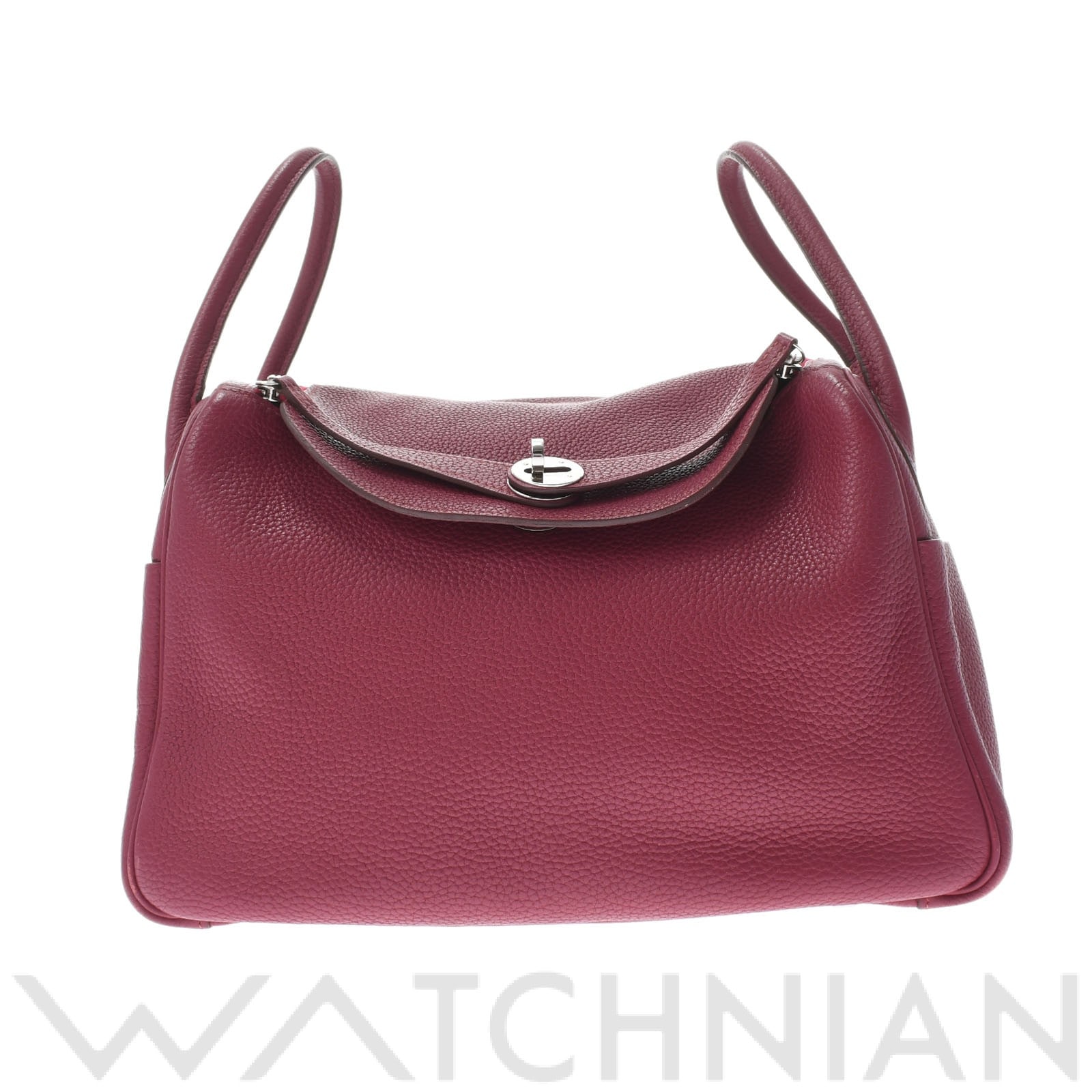 リンディ 30 2WAY トスカ/パラジウム金具 トリヨンクレマンス HERMES エルメス レディース 【中古】