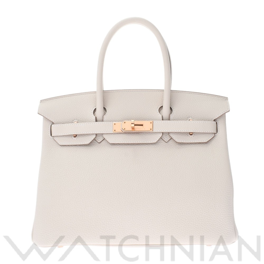 バーキン30 クレ/ゴールド金具 トゴ HERMES エルメス レディース 【新品】