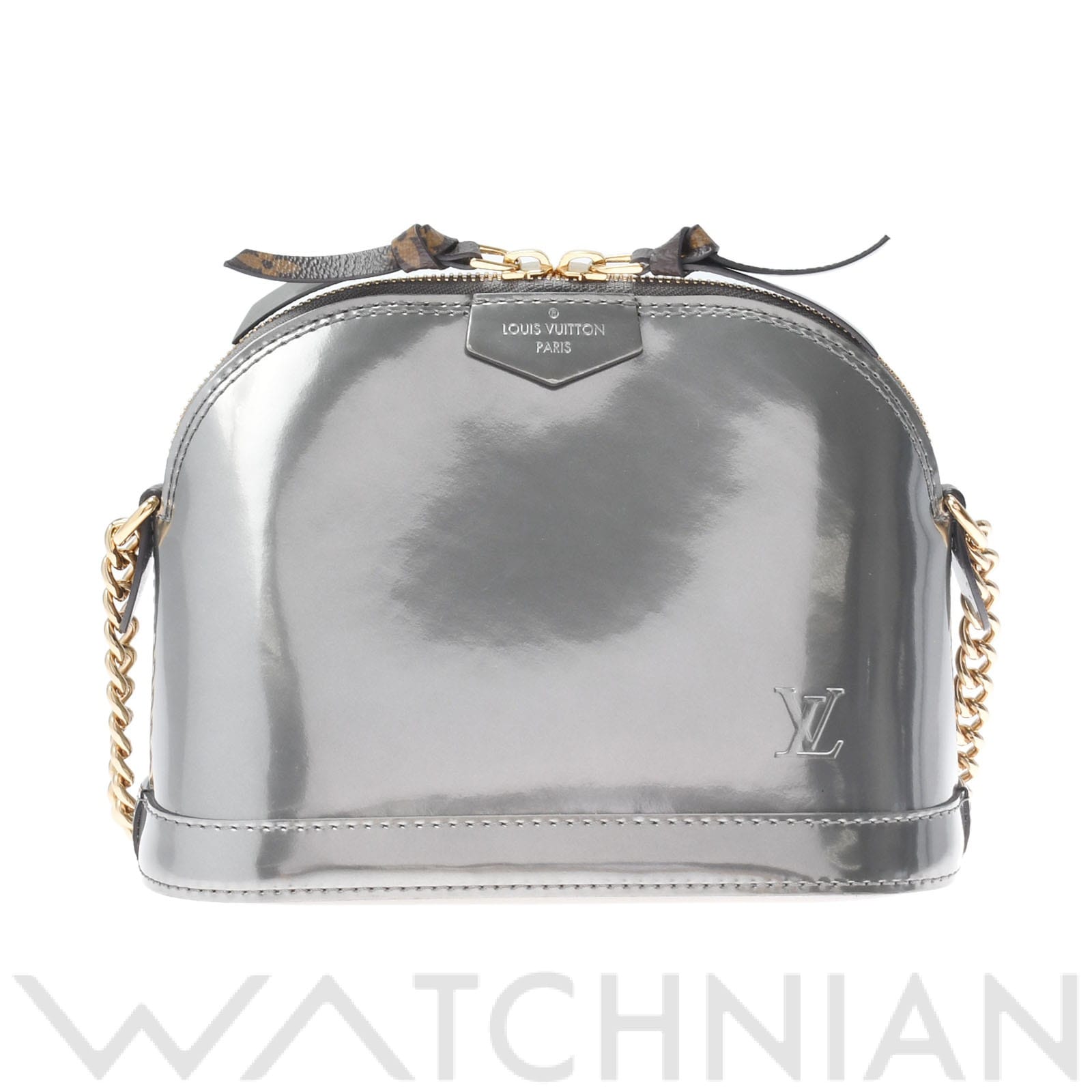 ヴェルニ アルマMINI シルバー M52748 ヴェルニ LOUIS VUITTON ルイ ヴィトン レディース 【中古】