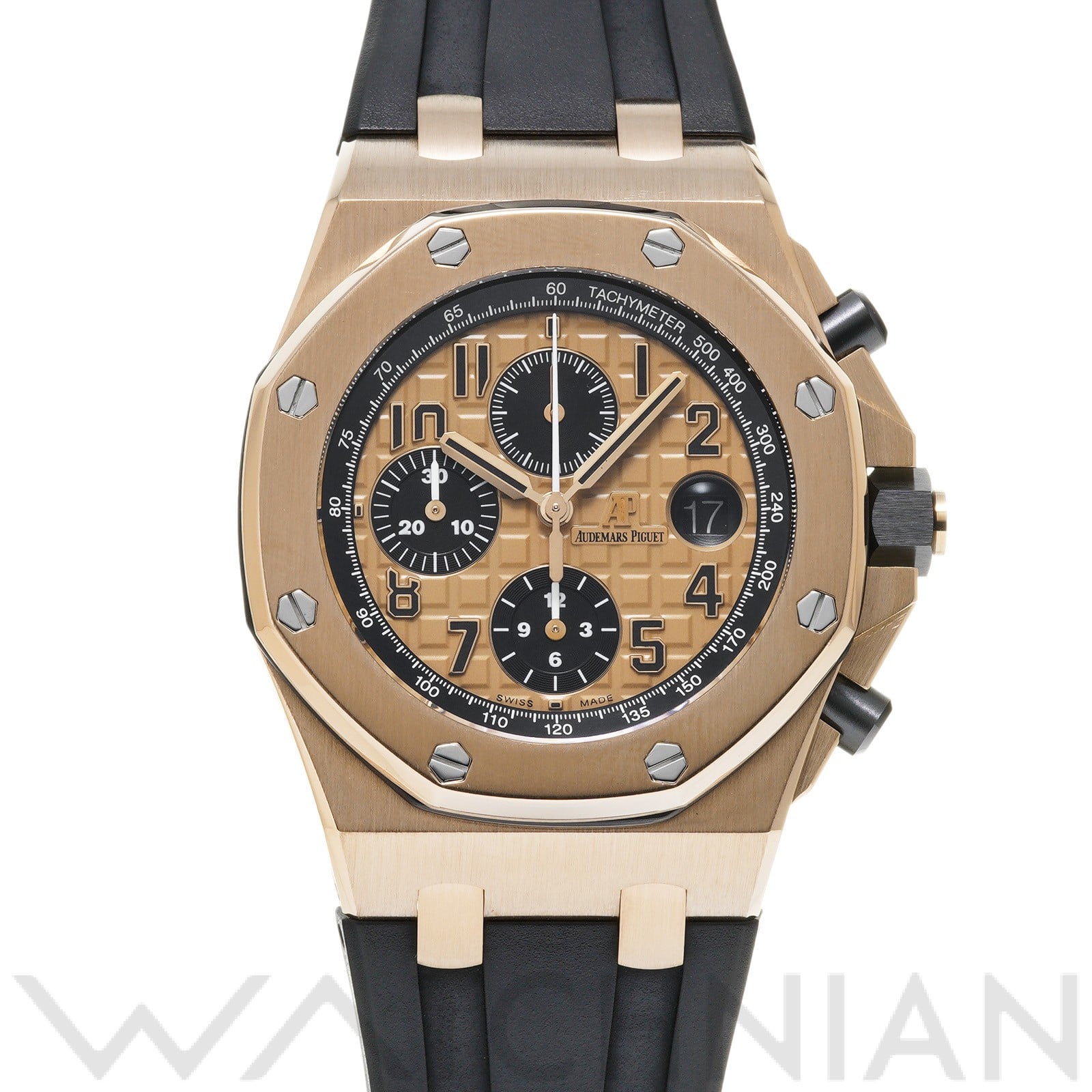 オーデマ ピゲ ロイヤルオーク オフショア クロノグラフ 26470OR.OO.A002CR.01 ピンクゴールド/ブラック メンズ 時計 【中古】【wristwatch】
