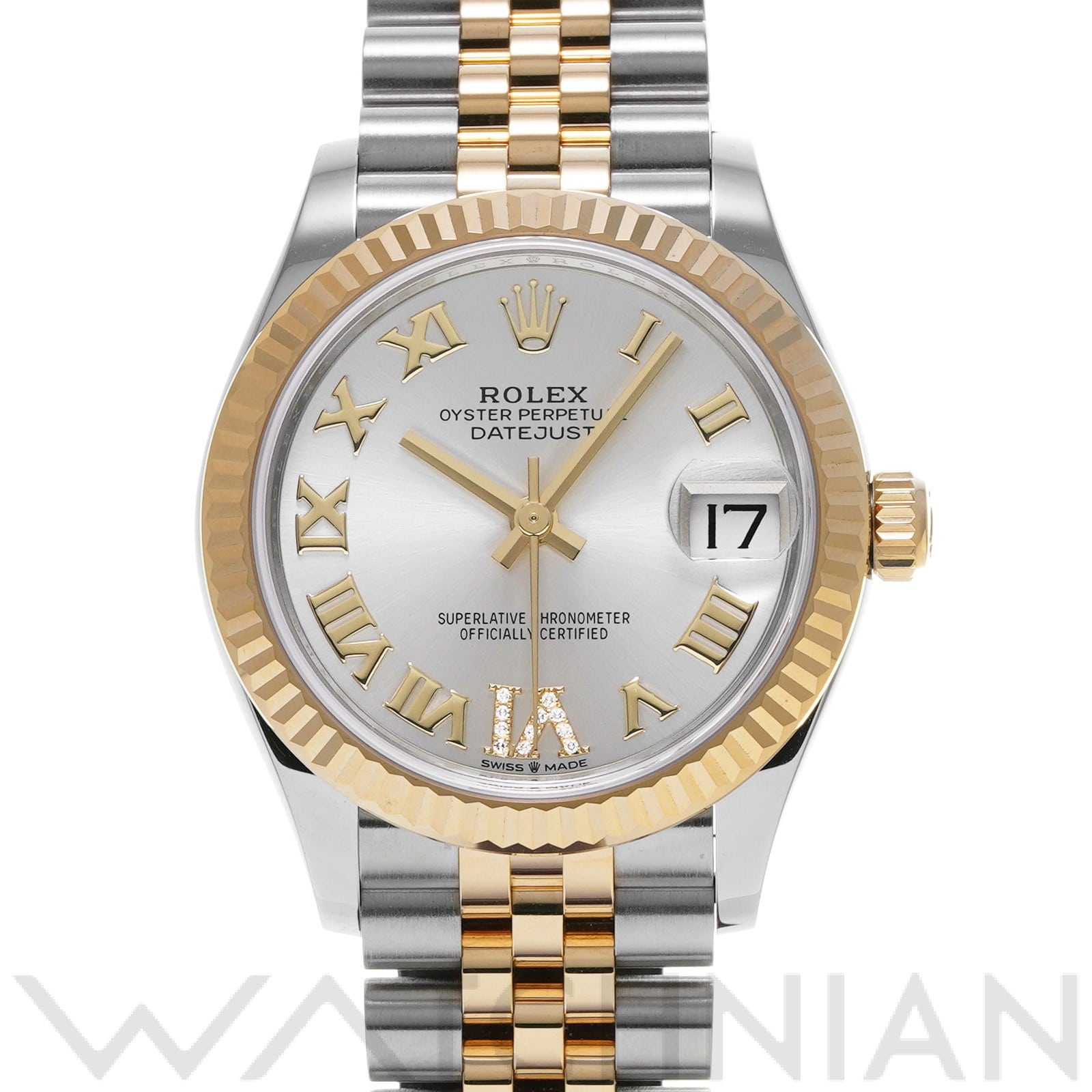 ロレックス デイトジャスト 31 278273 シルバー/ダイヤモンド ユニセックス 時計 【中古】【wristwatch】