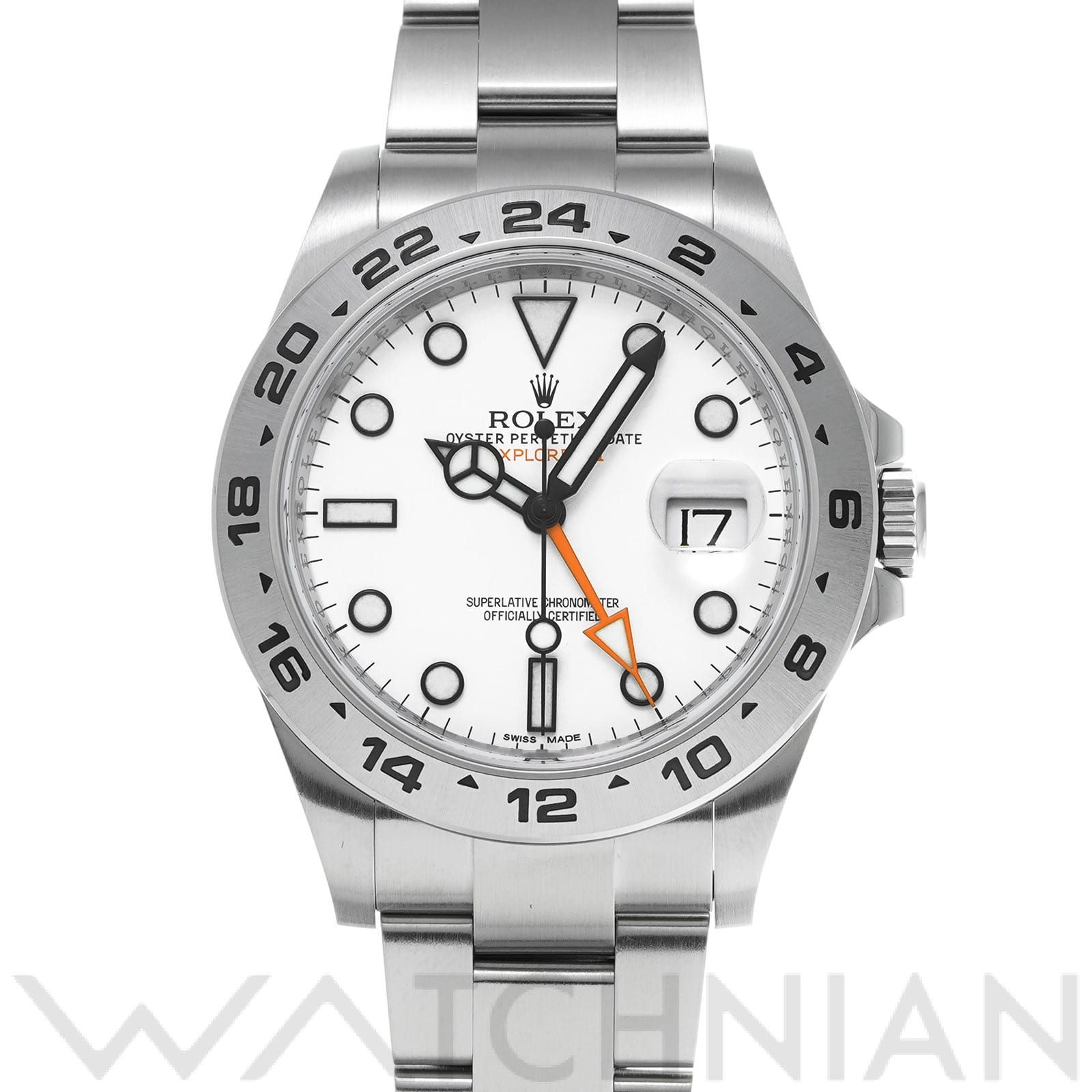 ロレックス エクスプローラーII 216570 ホワイト メンズ 時計 【中古】【wristwatch】