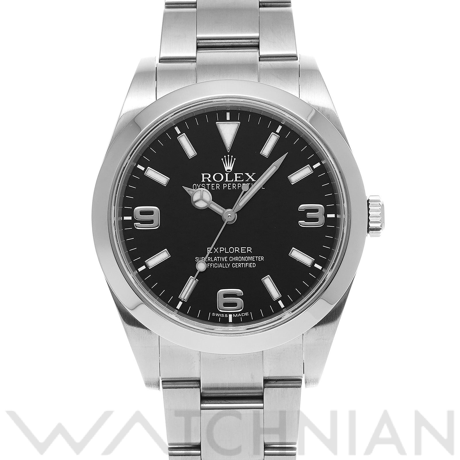 ロレックス エクスプローラー 214270 ブラック メンズ 時計 【中古】【wristwatch】