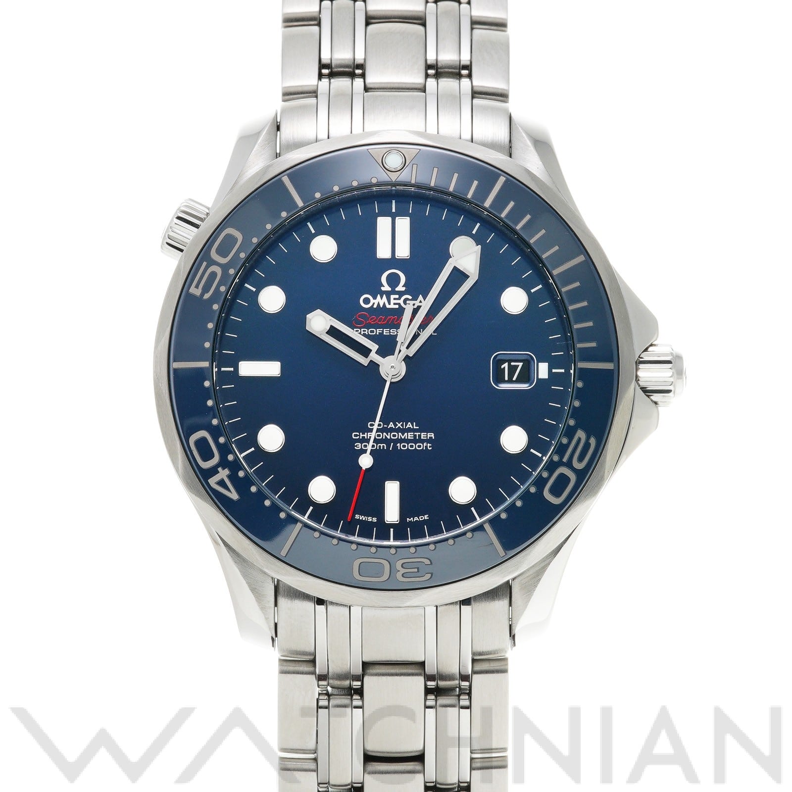 オメガ / OMEGA シーマスター ダイバー300 コーアクシャル 212.30.41.20.03.001 ブルー メンズ 時計 【中古】【wristwatch】