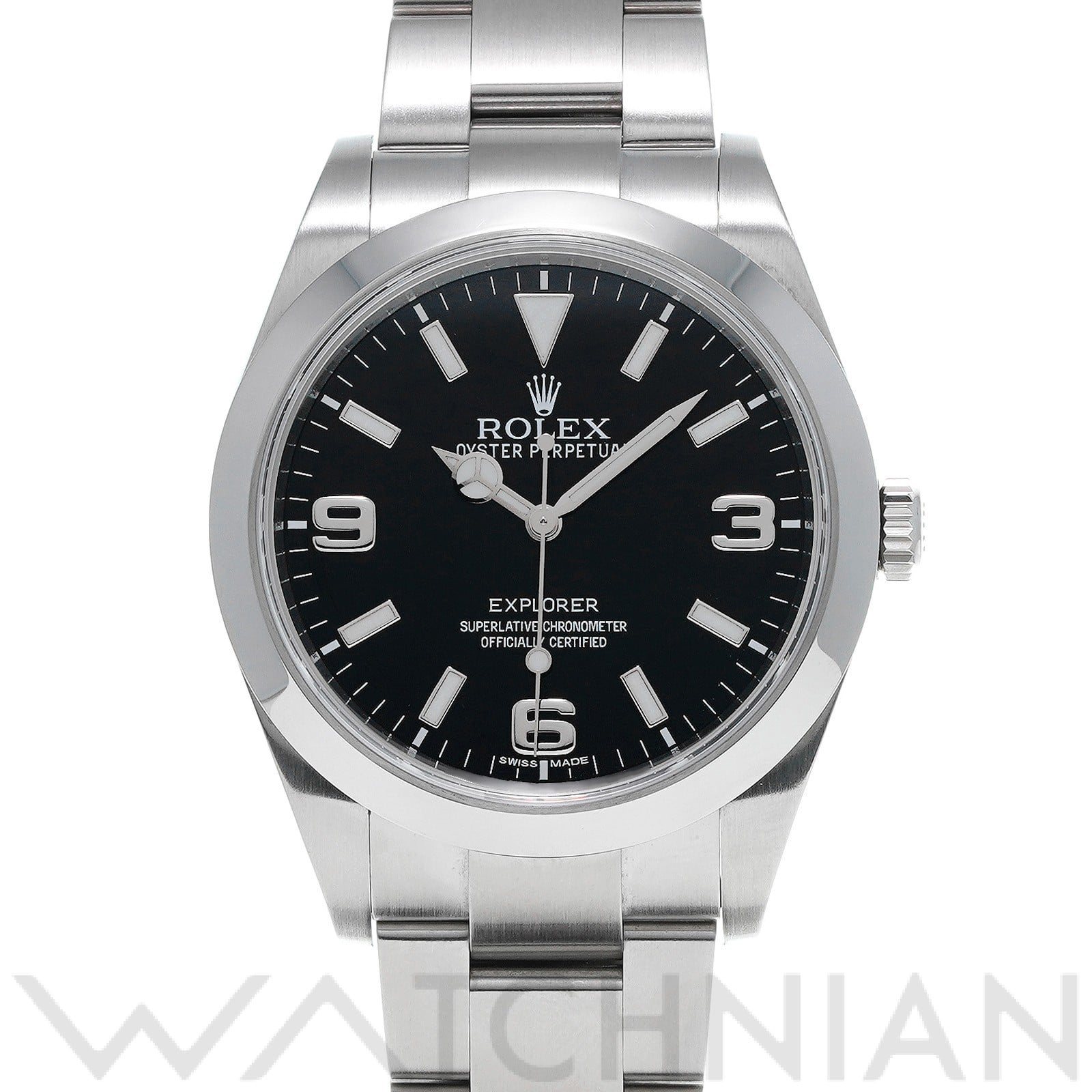 ロレックス エクスプローラー 214270 ブラック メンズ 時計 【中古】【wristwatch】