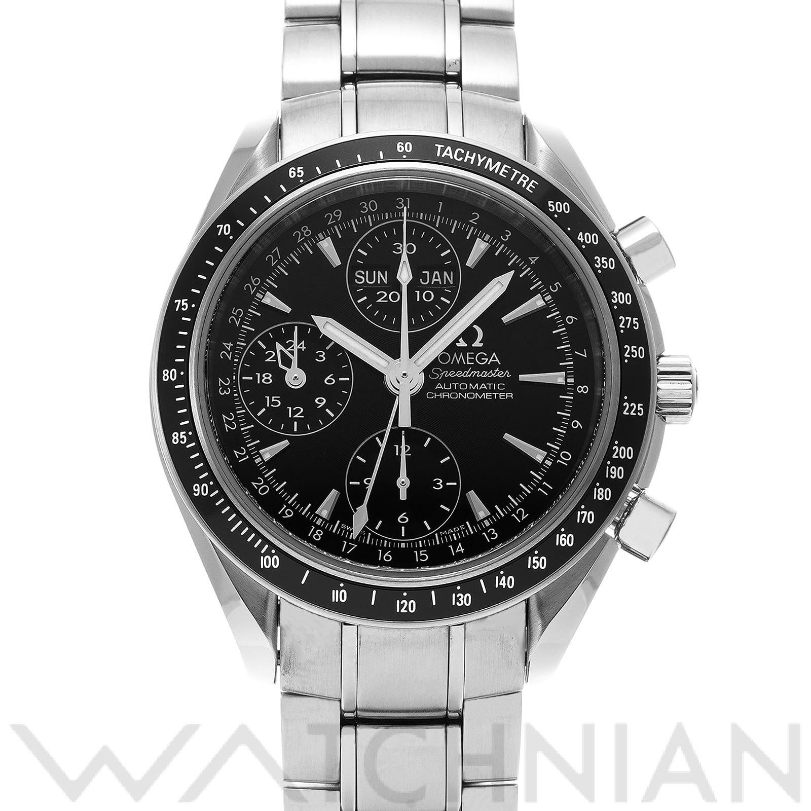オメガ / OMEGA スピードマスター トリプルカレンダー 3220.50 ブラック メンズ 時計 【中古】【wristwatch】