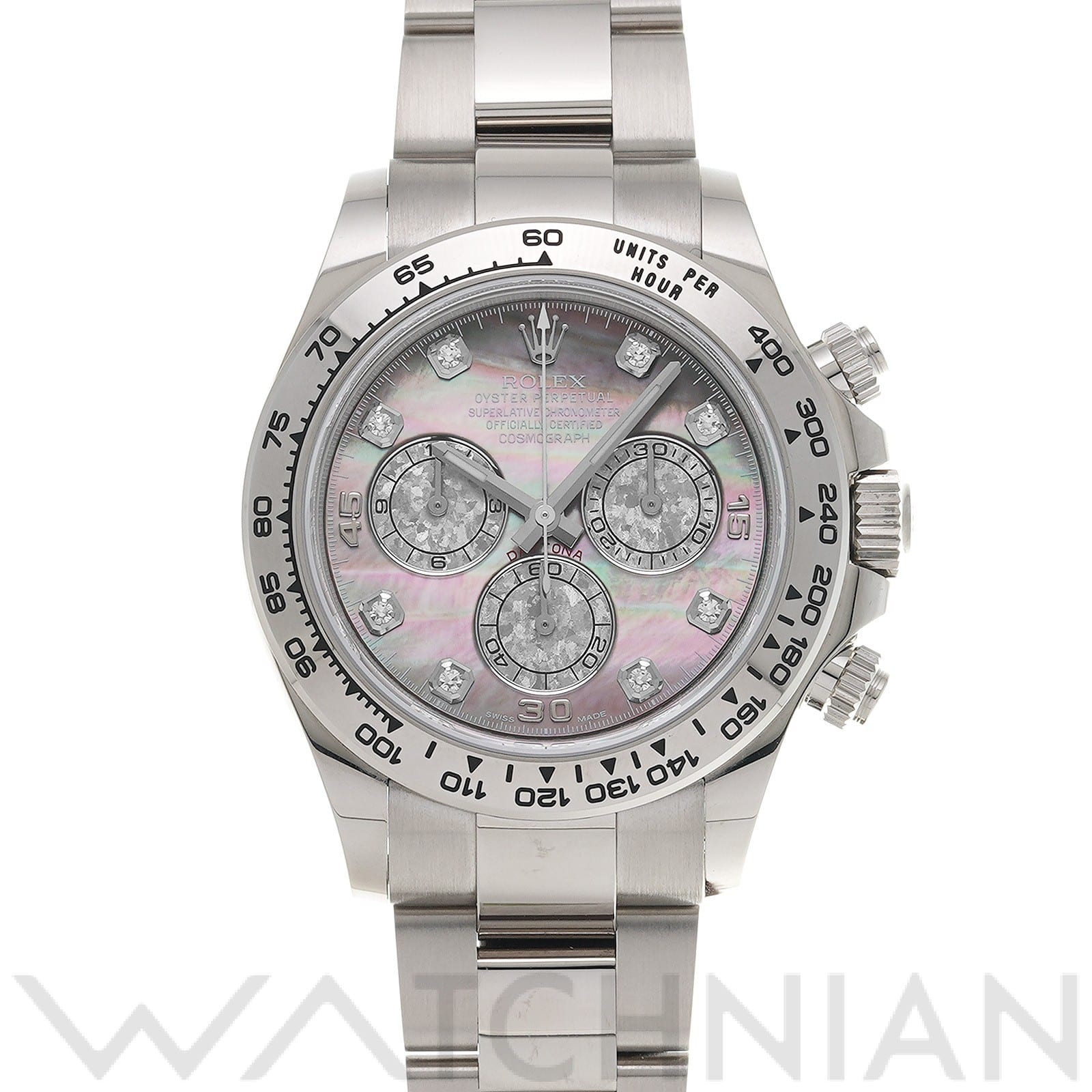 ロレックス コスモグラフ デイトナ 116509NG ブラックシェル/ホワイトゴールドクリスタル/ダイヤモンド メンズ 時計 【中古】【wristwatch】