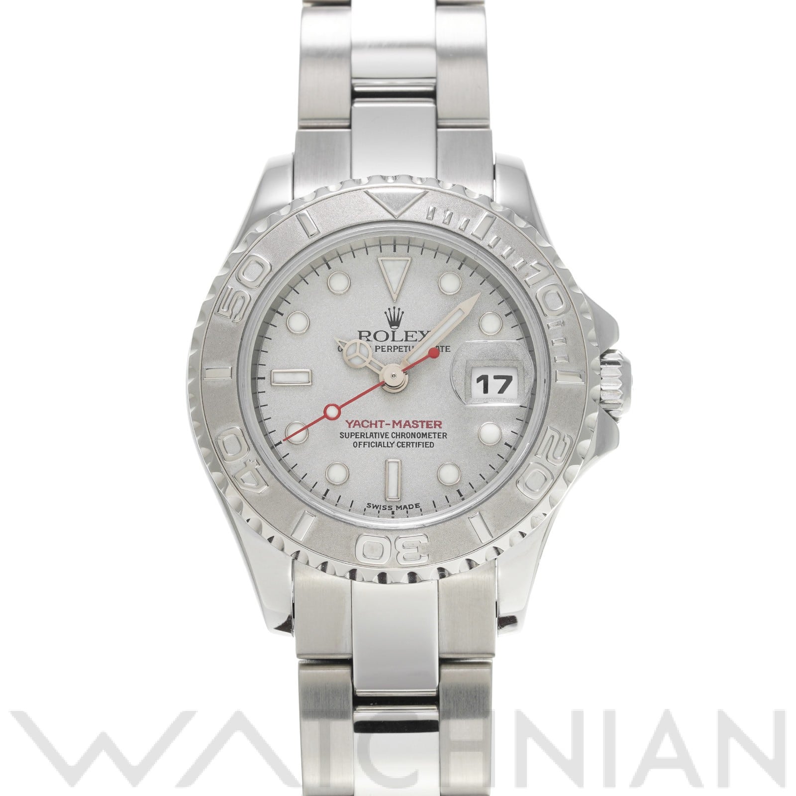 ヨットマスター 29 169622 Y番(2002年頃製造) グレー ロレックス ROLEX レディース 【中古】