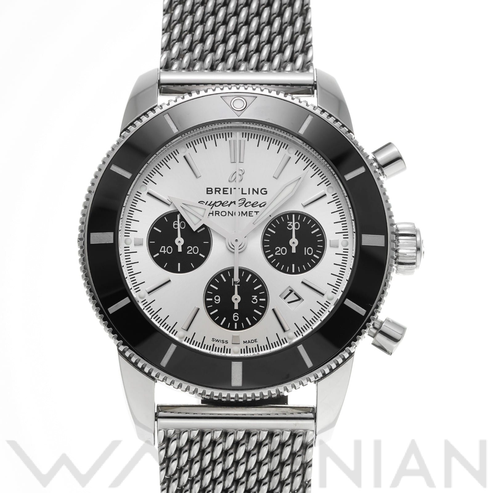 ブライトリング / BREITLING スーパーオーシャン ヘリテージ II B01 クロノグラフ 44 AB0162121G1A1 シルバー/ブラック メンズ 時計 【中古】【wristwatch】