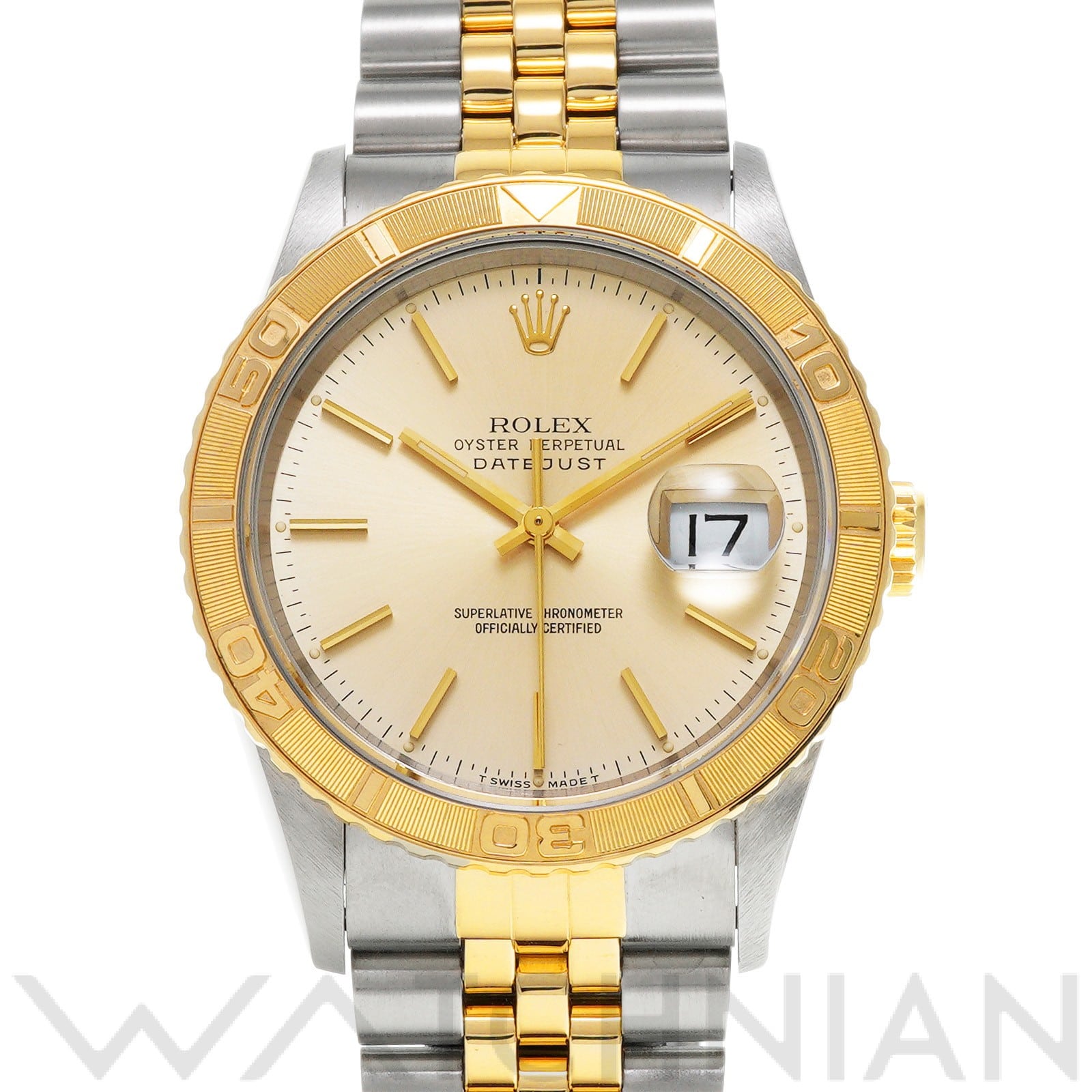 ロレックス デイトジャスト サンダーバード 16263 シャンパン メンズ 時計 【中古】【wristwatch】