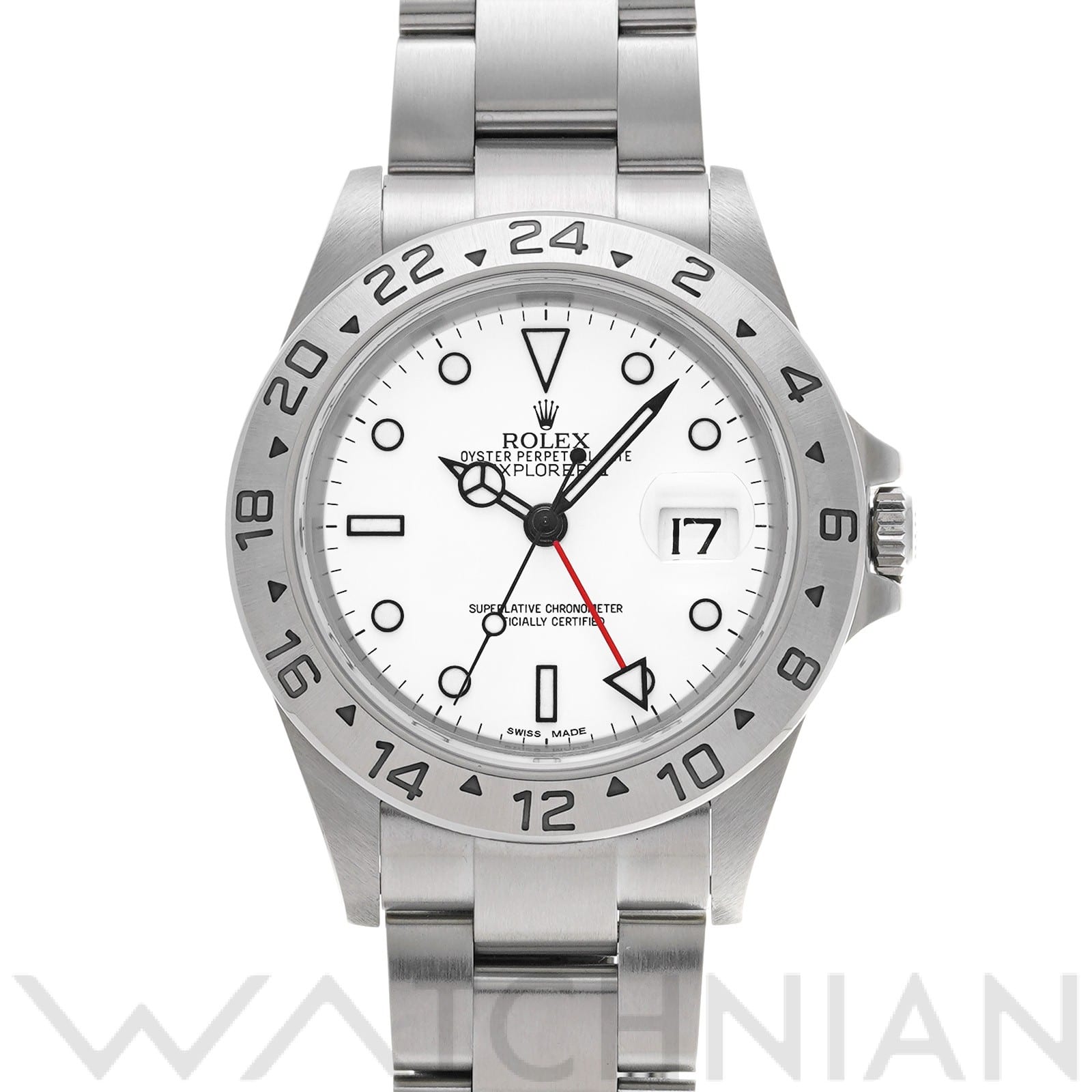 ロレックス エクスプローラーII 16570 ホワイト メンズ 時計 【中古】【wristwatch】