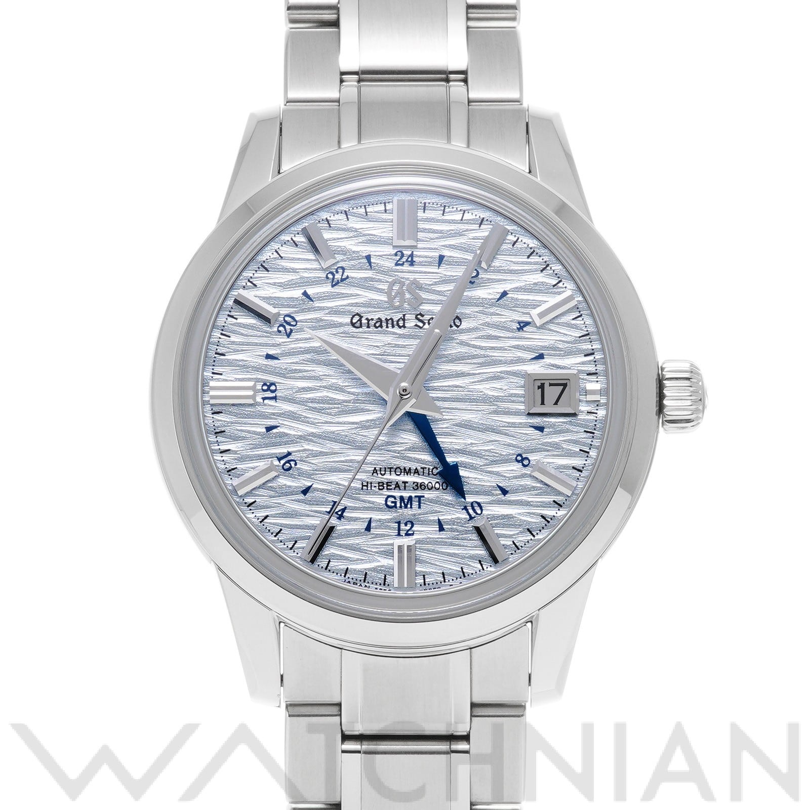 グランドセイコー / Grand Seiko エレガンスコレクション メカニカル ハイビート36000 GMT SBGJ249 ブルー メンズ 時計 【中古】【wristwatch】