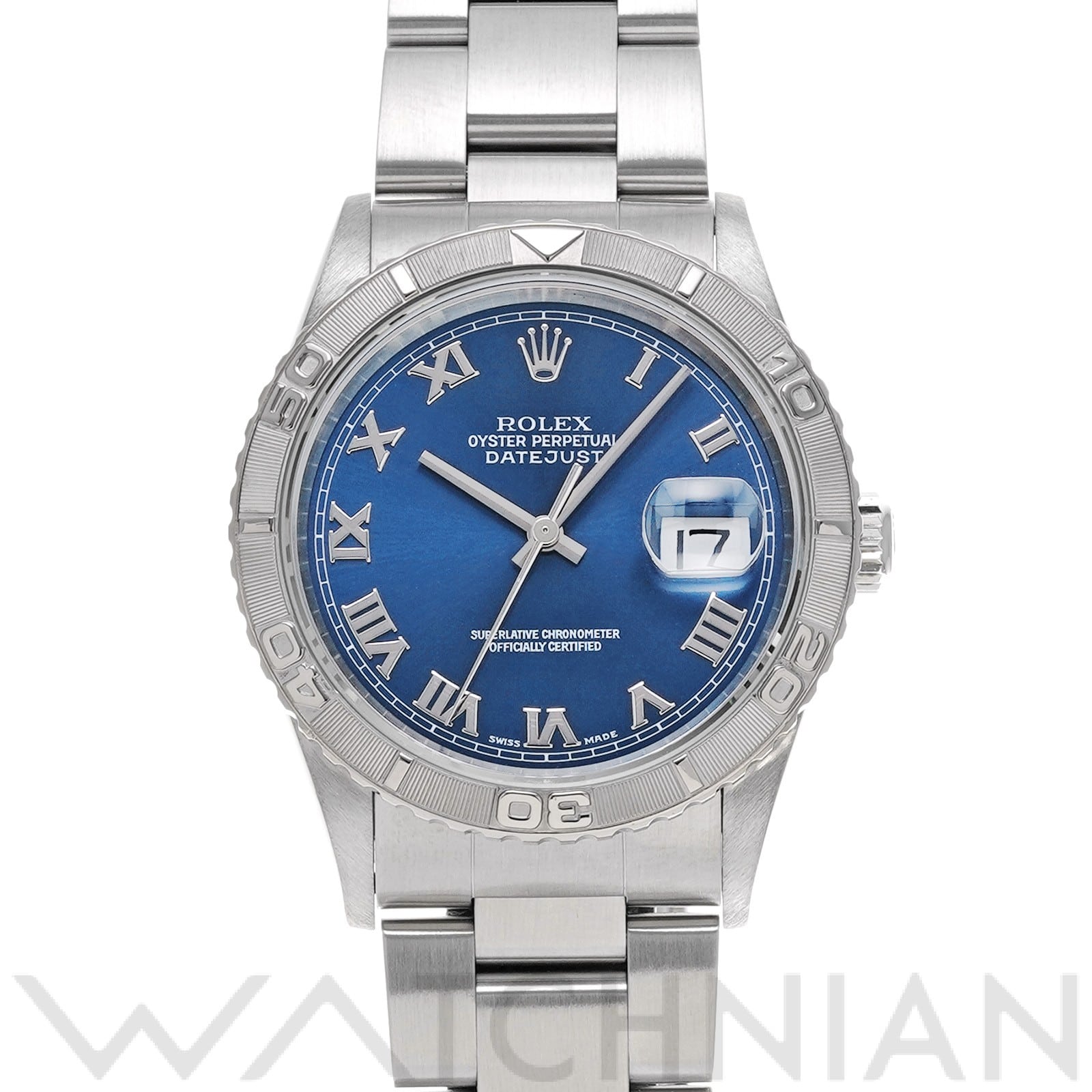 ロレックス デイトジャスト サンダーバード 16264 ブルー メンズ 時計 【中古】【wristwatch】