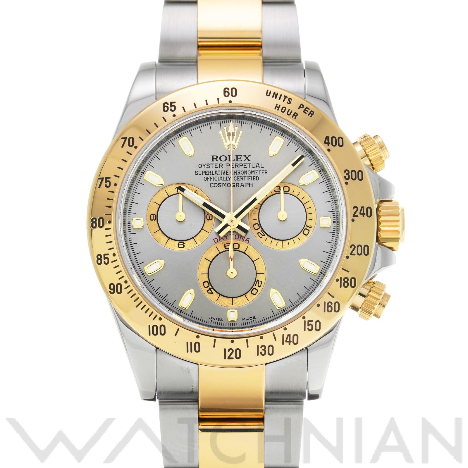 ロレックス コスモグラフ デイトナ 116523 グレー メンズ 時計 【中古】【wristwatch】