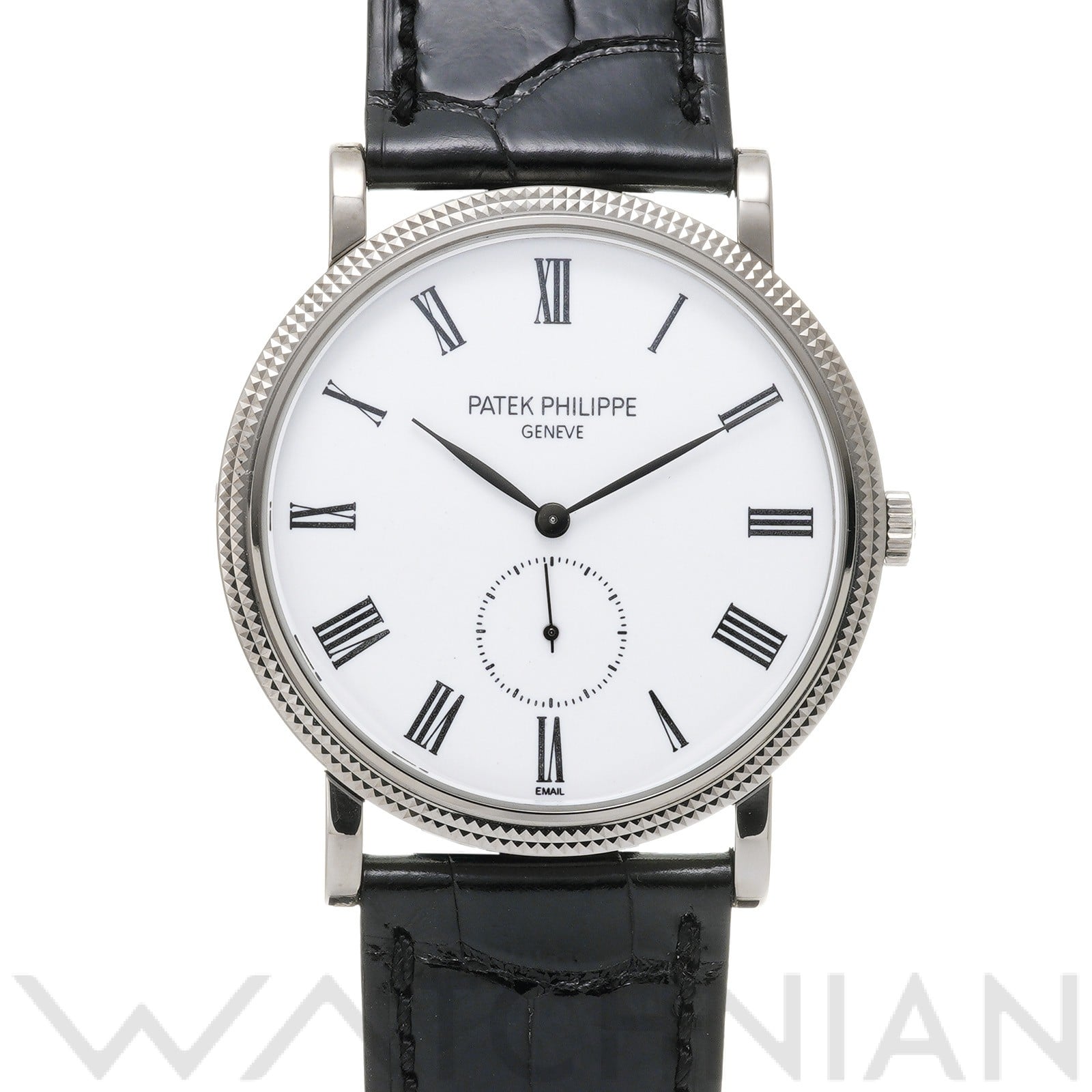 カラトラバ 5116G-001 ホワイト パテック フィリップ PATEK PHILIPPE メンズ 【中古】