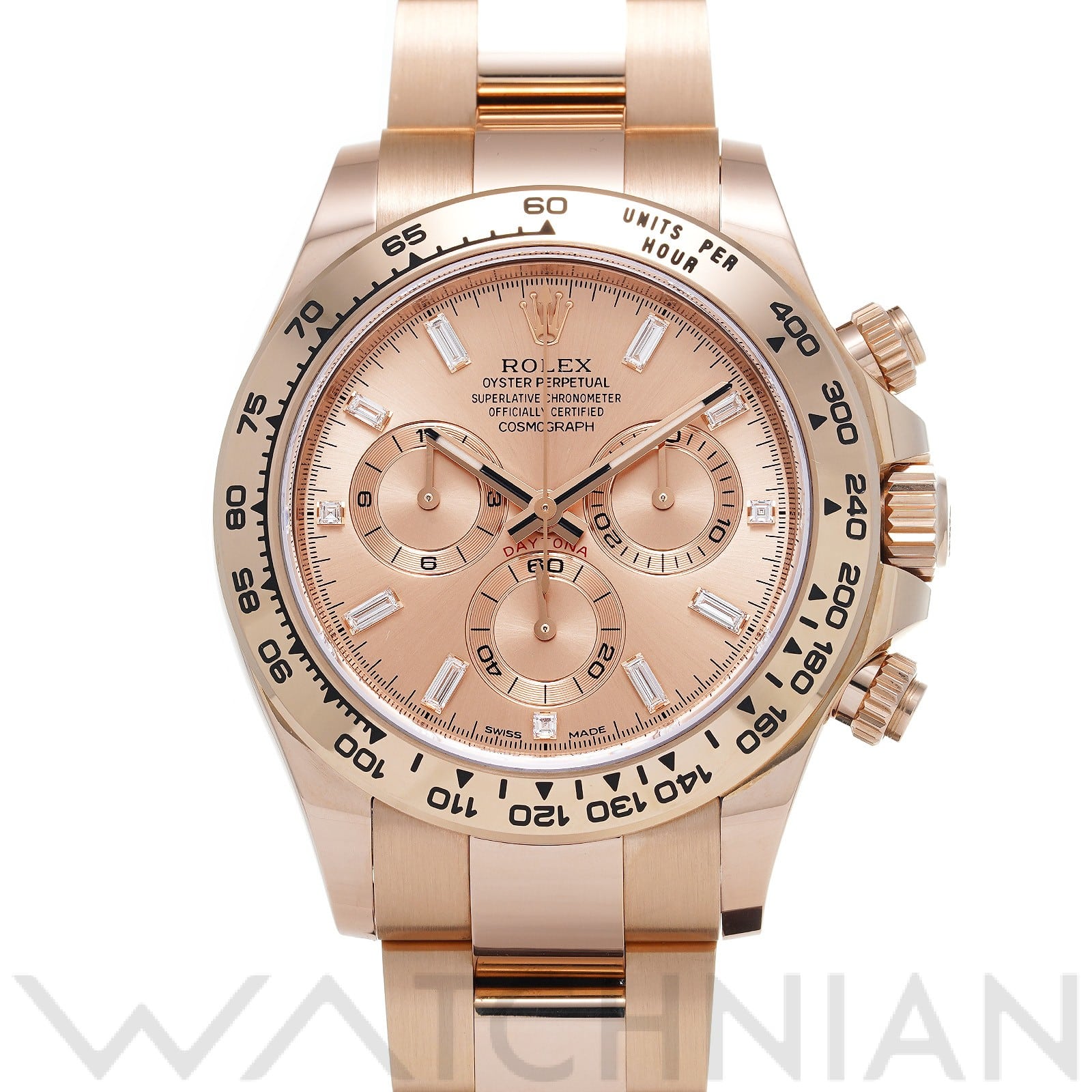 ロレックス コスモグラフ デイトナ 116505A ピンク/ダイヤモンド メンズ 時計 【中古】【wristwatch】
