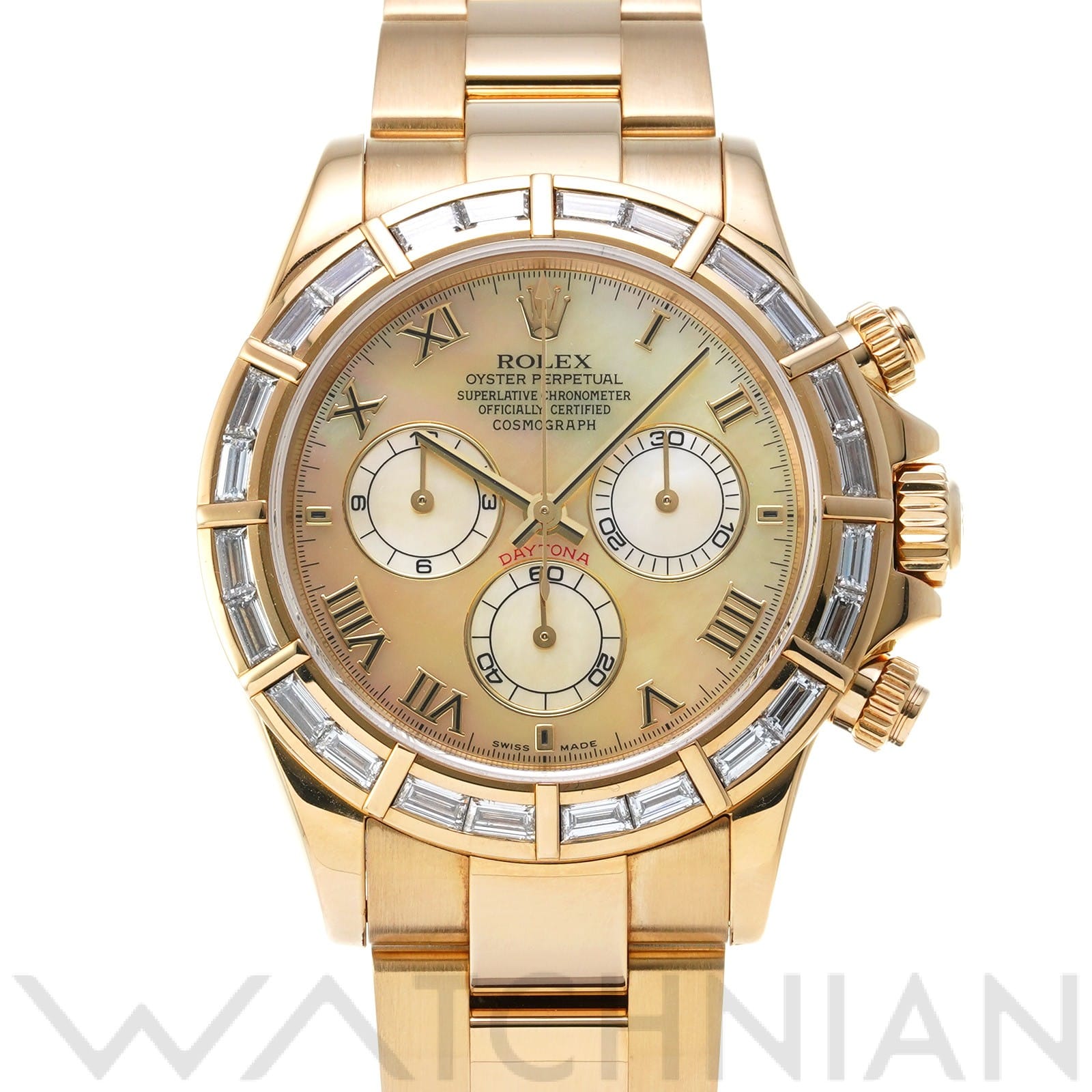 ロレックス コスモグラフ デイトナ 116568BR イエローシェル メンズ 時計 【中古】【wristwatch】