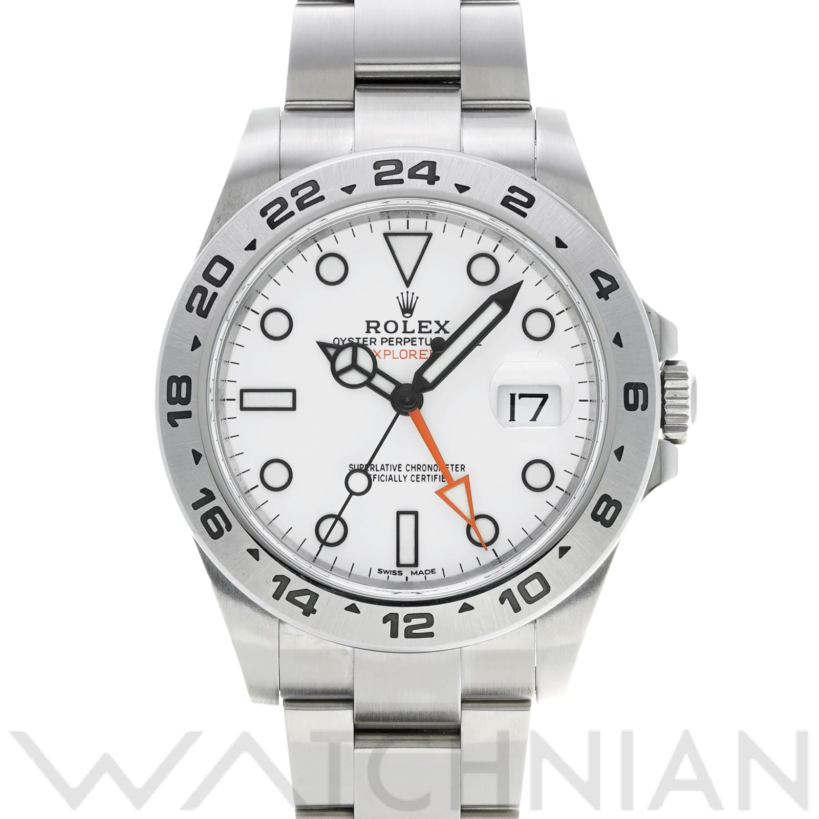 ロレックス エクスプローラーII 216570 ホワイト メンズ 時計 【中古】【wristwatch】