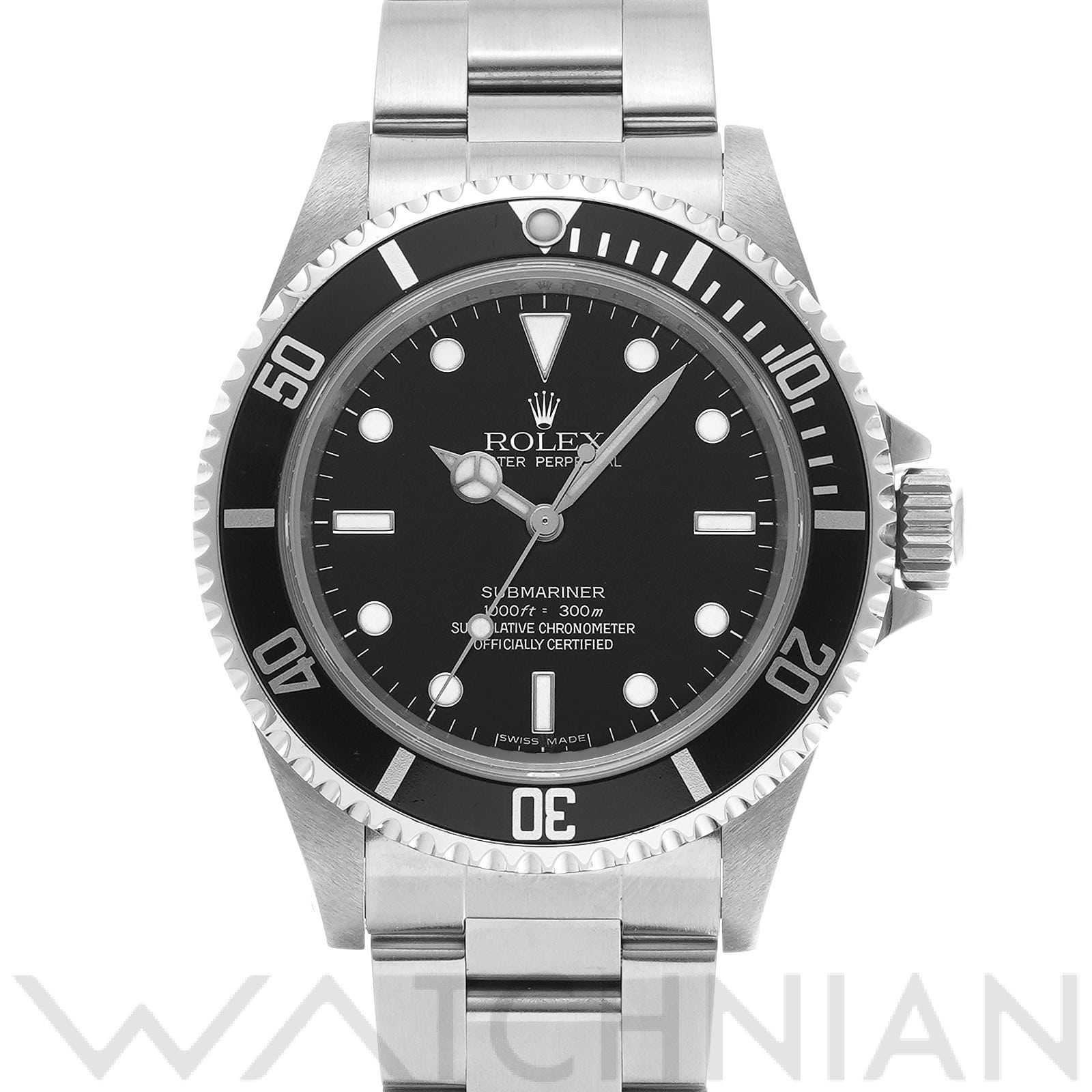 サブマリーナ 14060M ランダムシリアル ブラック ロレックス ROLEX メンズ 【中古】