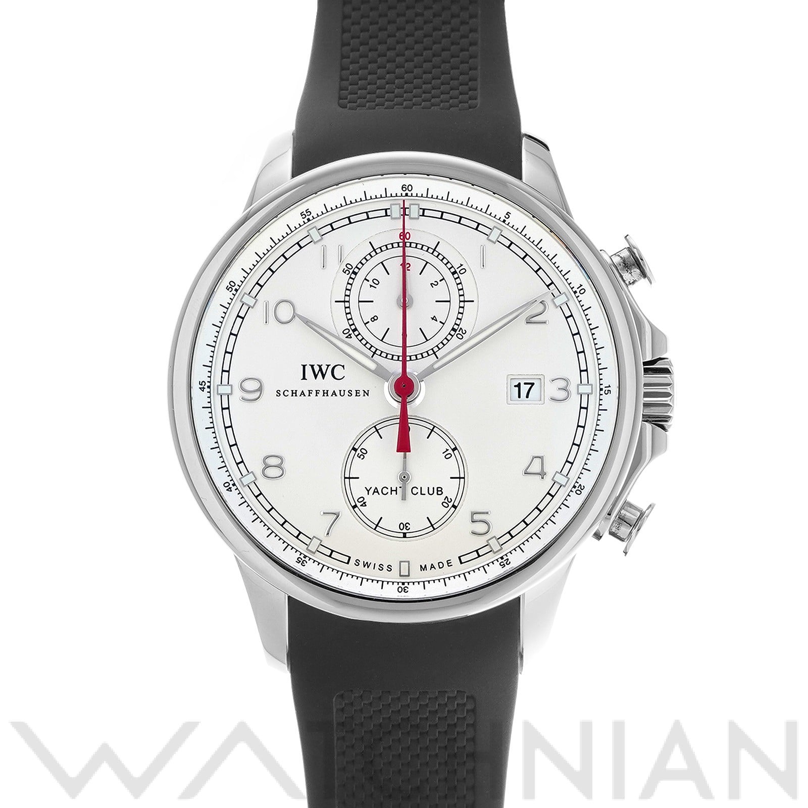 ポルトギーゼ ヨットクラブ クロノグラフ IW390206 シルバー インターナショナルウォッチカンパニー IWC メンズ 【中古】