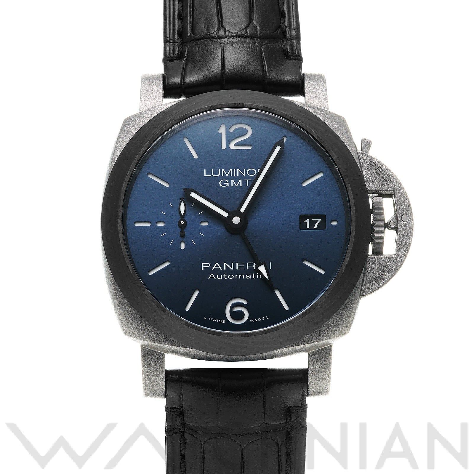 ルミノール GMT PAM01279 X番(2021年製造) ブルー パネライ OFFICINE PANERAI メンズ 【中古】