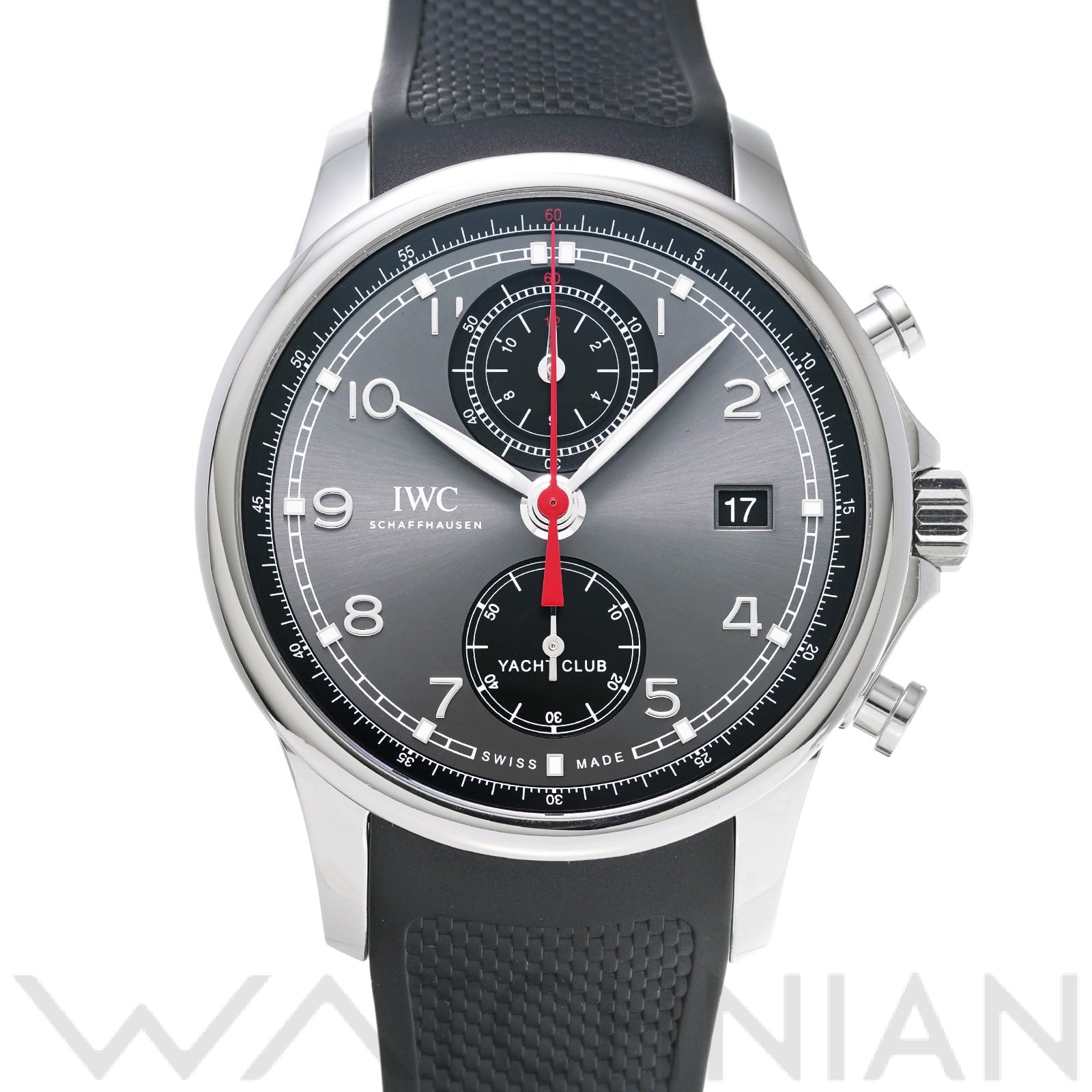 ポルトギーゼ ヨットクラブ クロノグラフ IW390503 スレート/ブラック インターナショナルウォッチカンパニー IWC メンズ 【中古】
