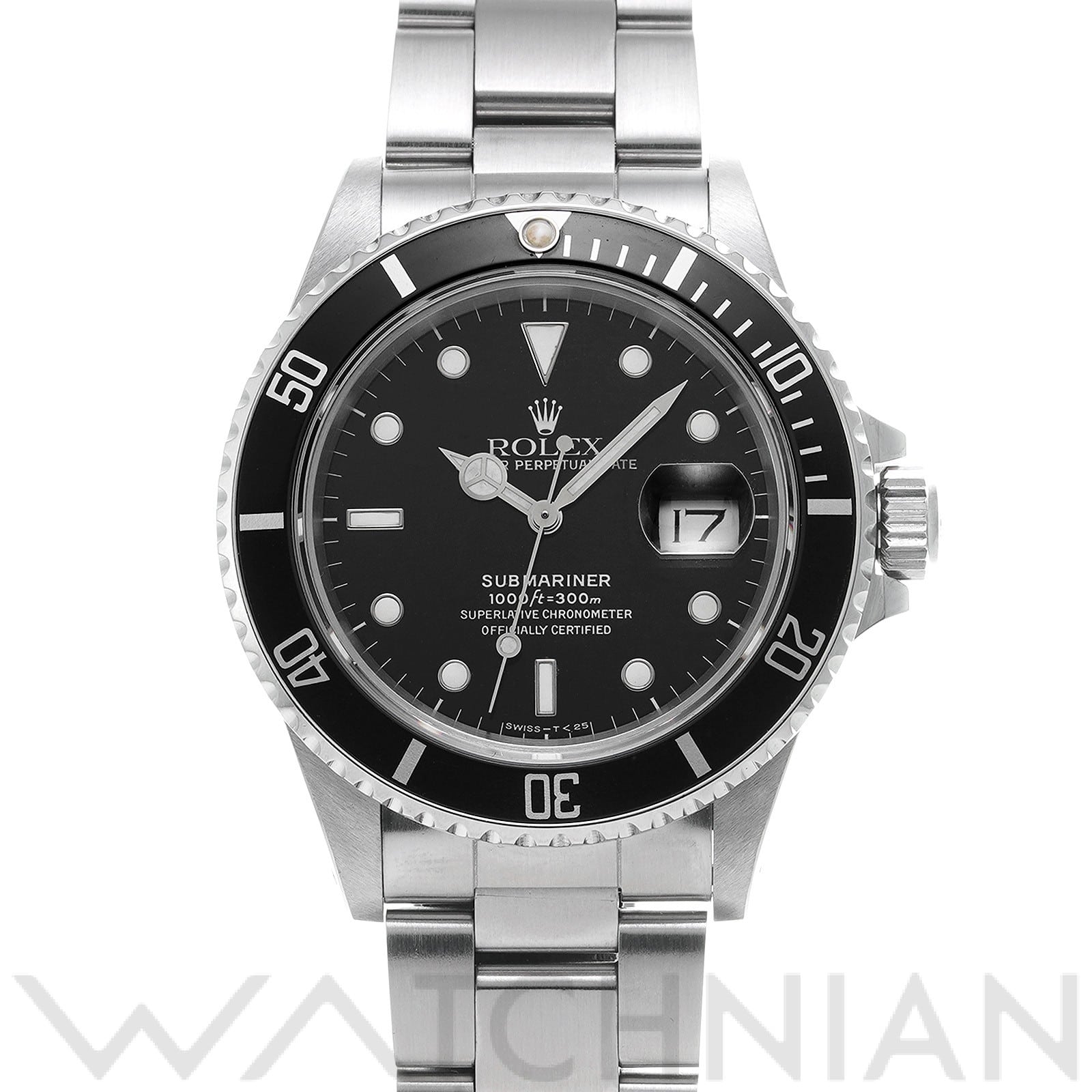 サブマリーナ デイト 168000 R番(1987年頃製造) ブラック ロレックス ROLEX メンズ 【中古】