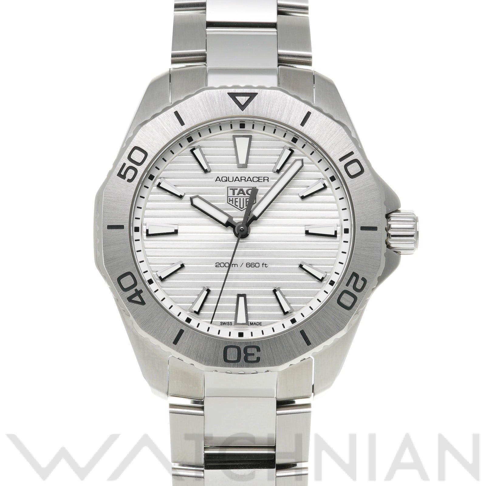 タグ ホイヤー / TAG HEUER アクアレーサー プロフェッショナル 200 クォーツ WBP1111.BA0627 シルバー メンズ 時計 【中古】【wristwatch】