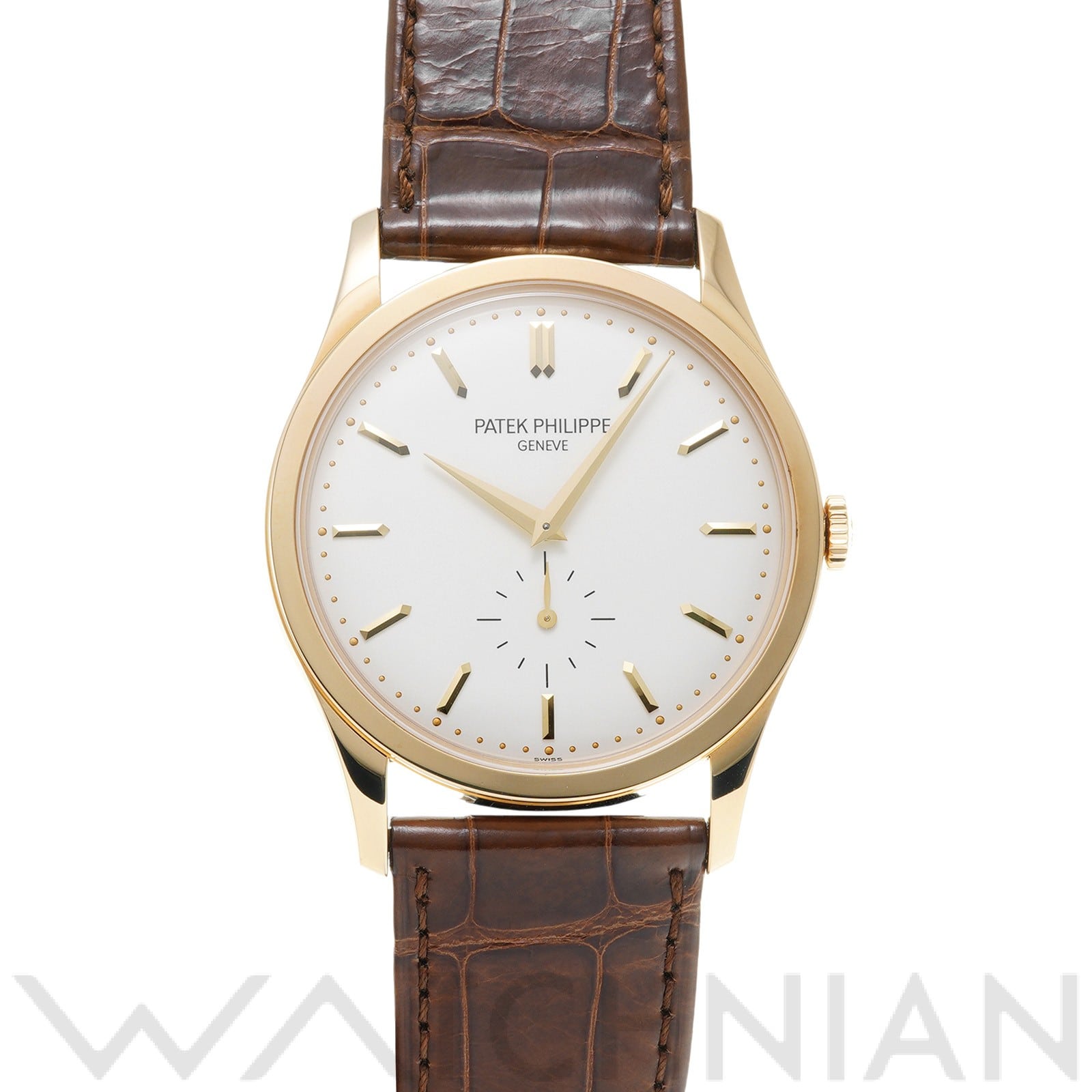 カラトラバ 5196J-001 シルバー パテック フィリップ PATEK PHILIPPE メンズ 【中古】