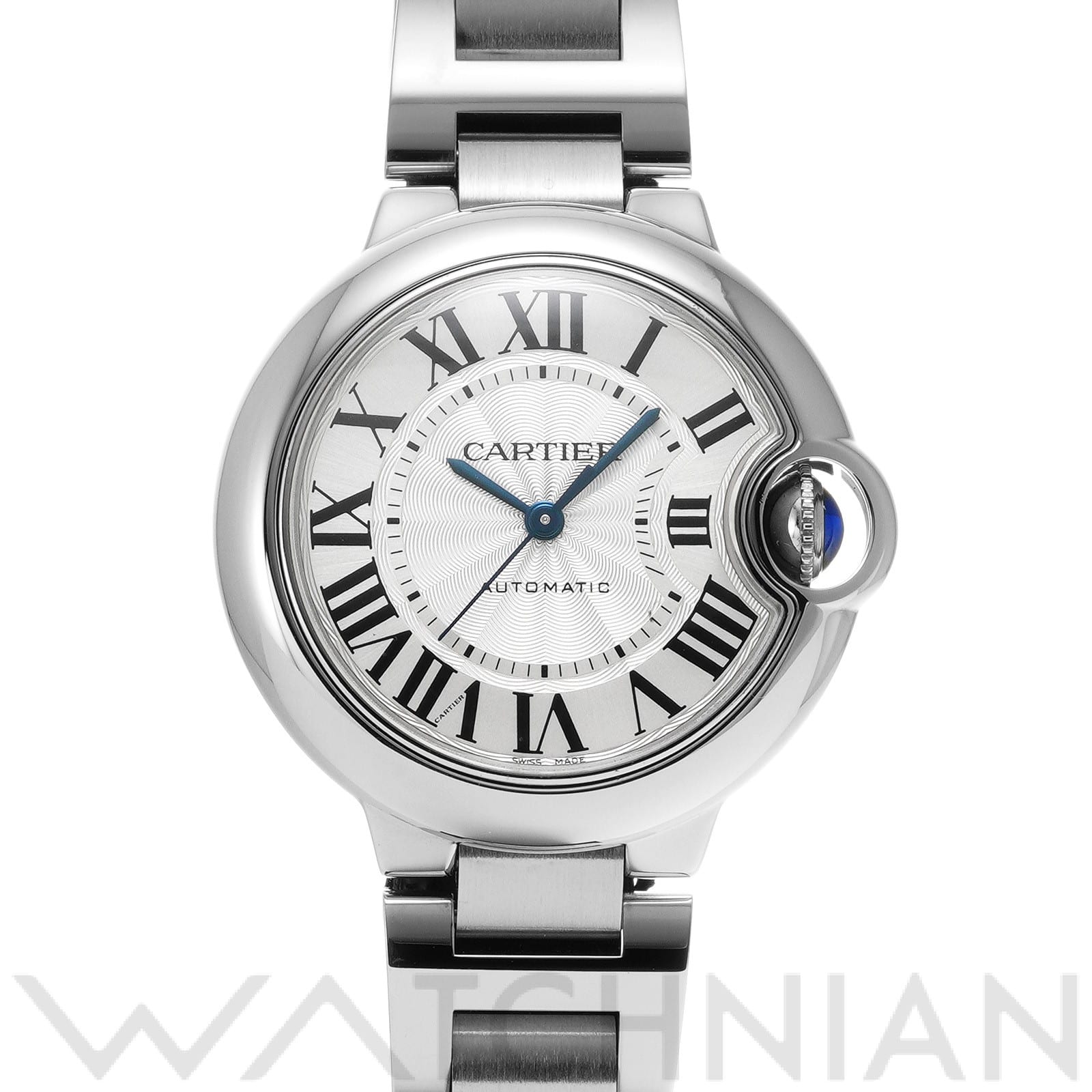 カルティエ / CARTIER バロンブルー ドゥ カルティエ 33mm W6920071 シルバー ユニセックス 時計 【中古】【wristwatch】