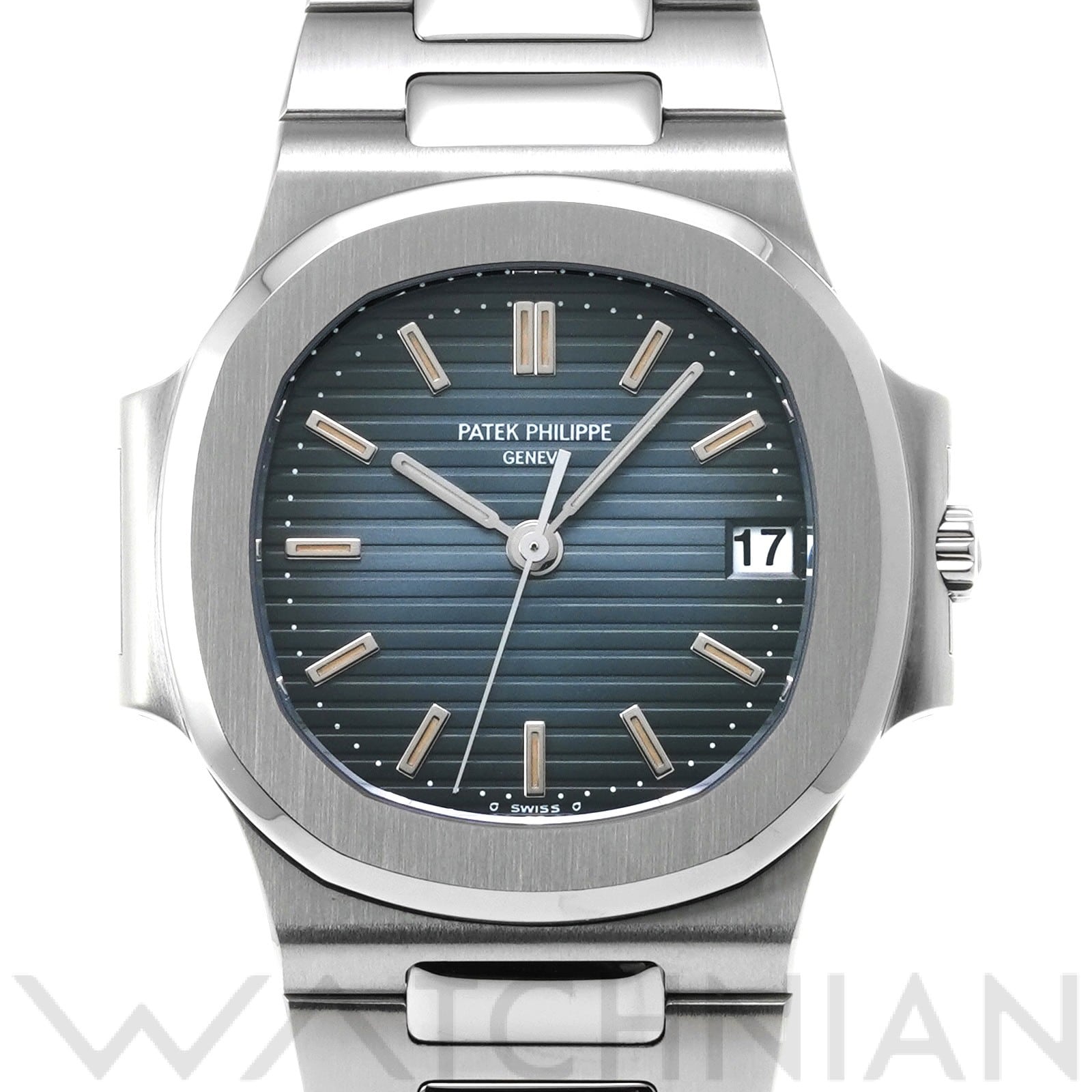 パテック フィリップ / PATEK PHILIPPE ノーチラス 3800/1A-010 ブルー メンズ 時計 【中古】【wristwatch】