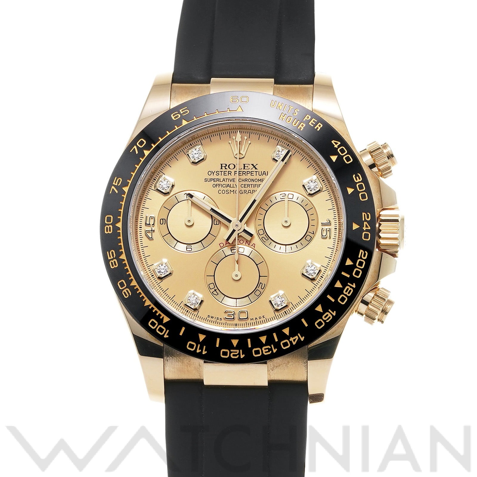 ロレックス コスモグラフ デイトナ 116518LNG シャンパン/ダイヤモンド メンズ 時計 【中古】【wristwatch】