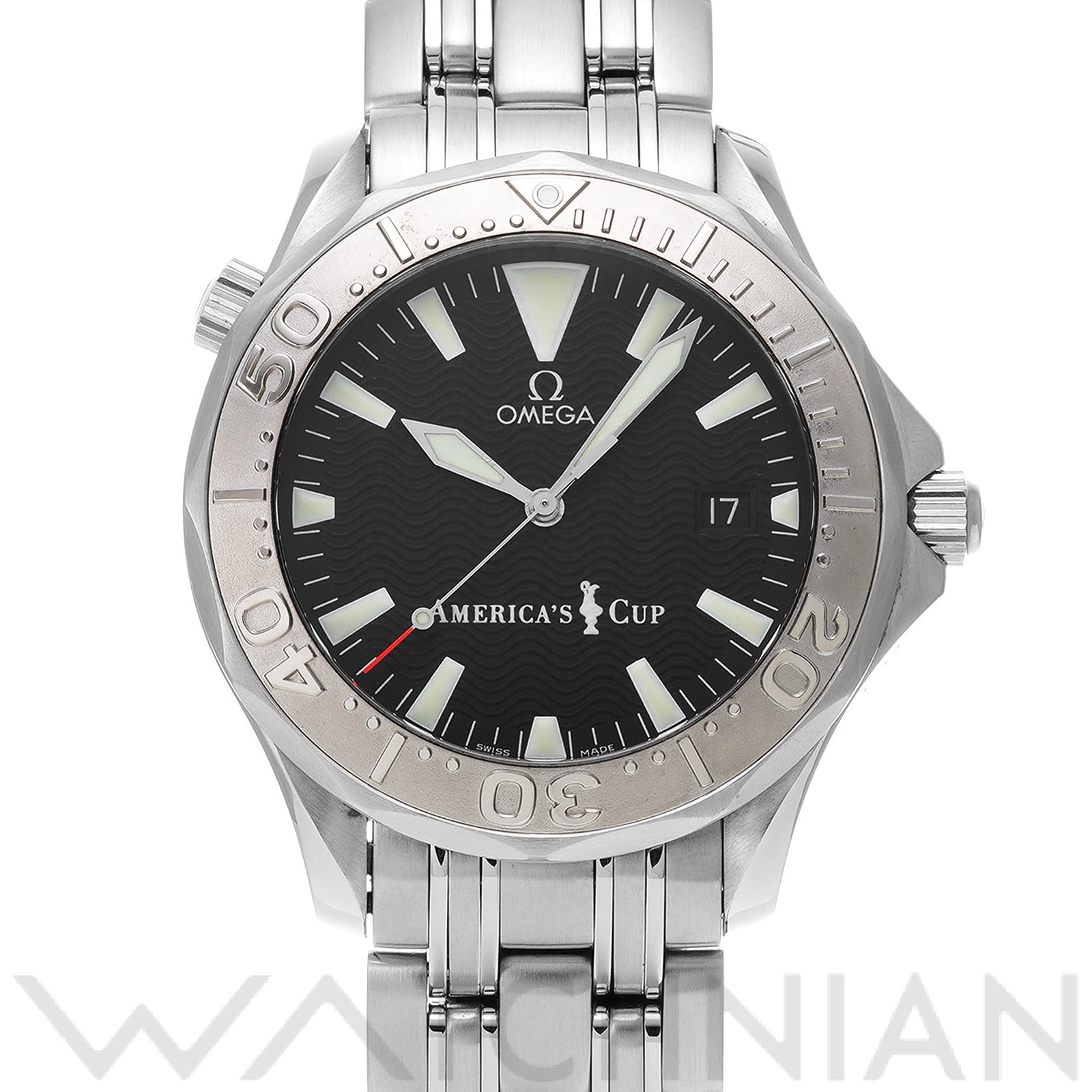 オメガ / OMEGA シーマスター プロフェッショナル 300 アメリカズカップ 2533.50 ブラック メンズ 時計 【中古】【wristwatch】