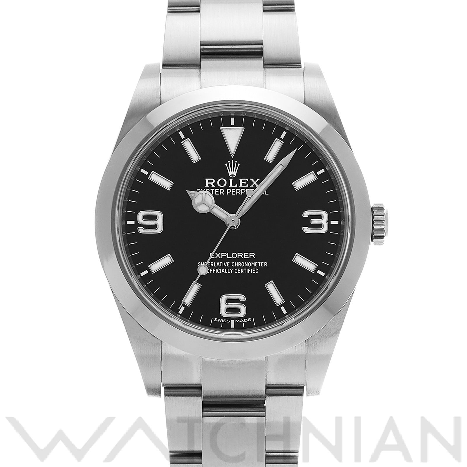 ロレックス エクスプローラー 214270 ブラック メンズ 時計 【中古】【wristwatch】