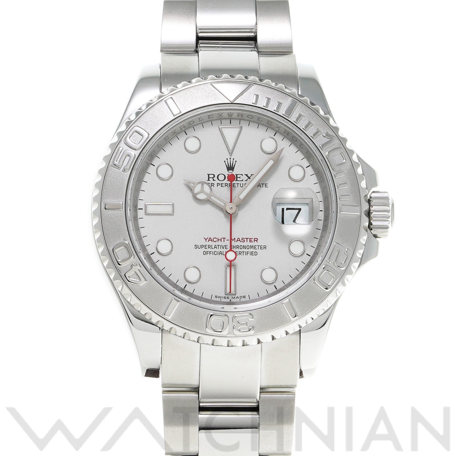 ヨットマスター ロレジウム 16622 ランダムシリアル グレー ロレックス ROLEX メンズ 【中古】