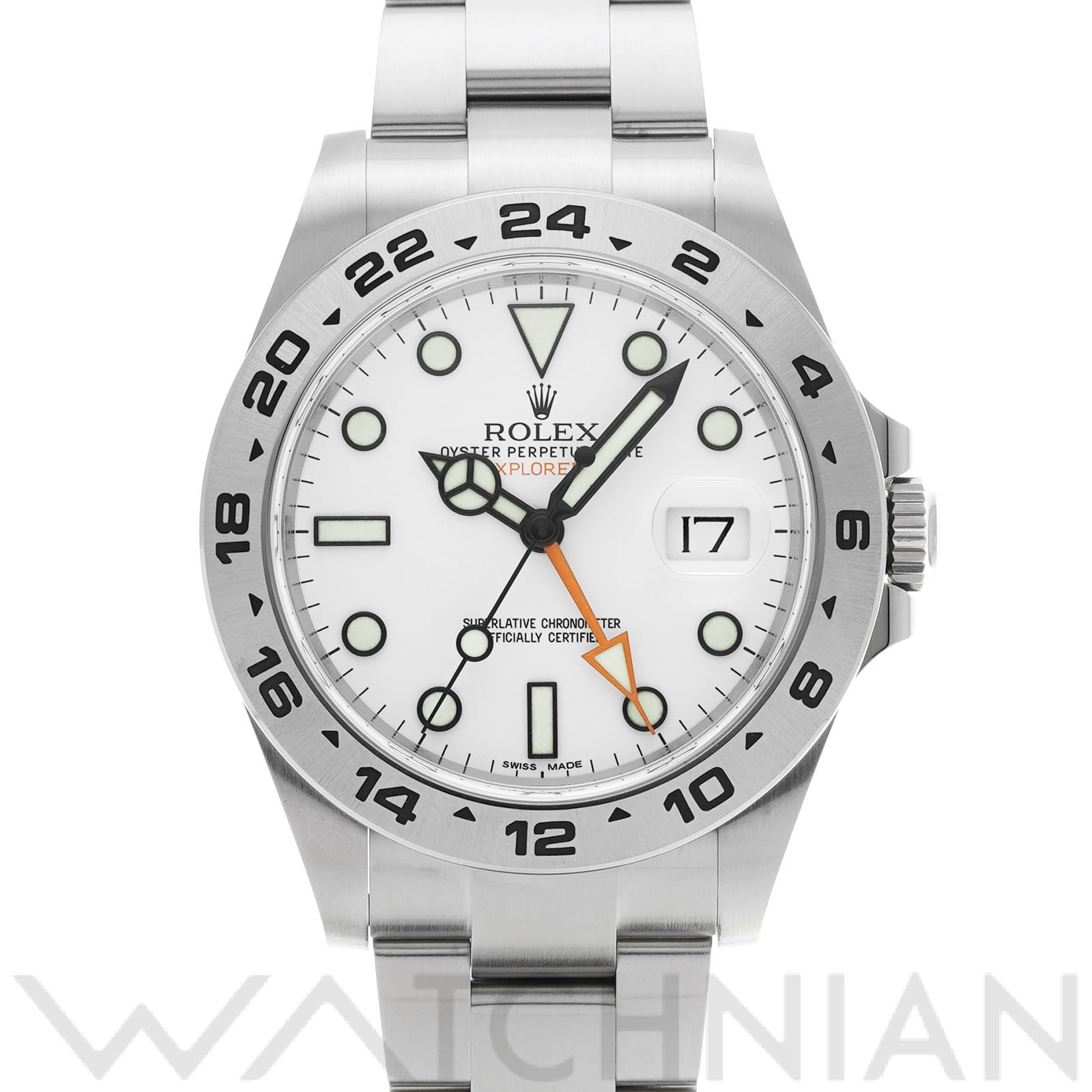 ロレックス エクスプローラーII 216570 ホワイト メンズ 時計 【中古】【wristwatch】