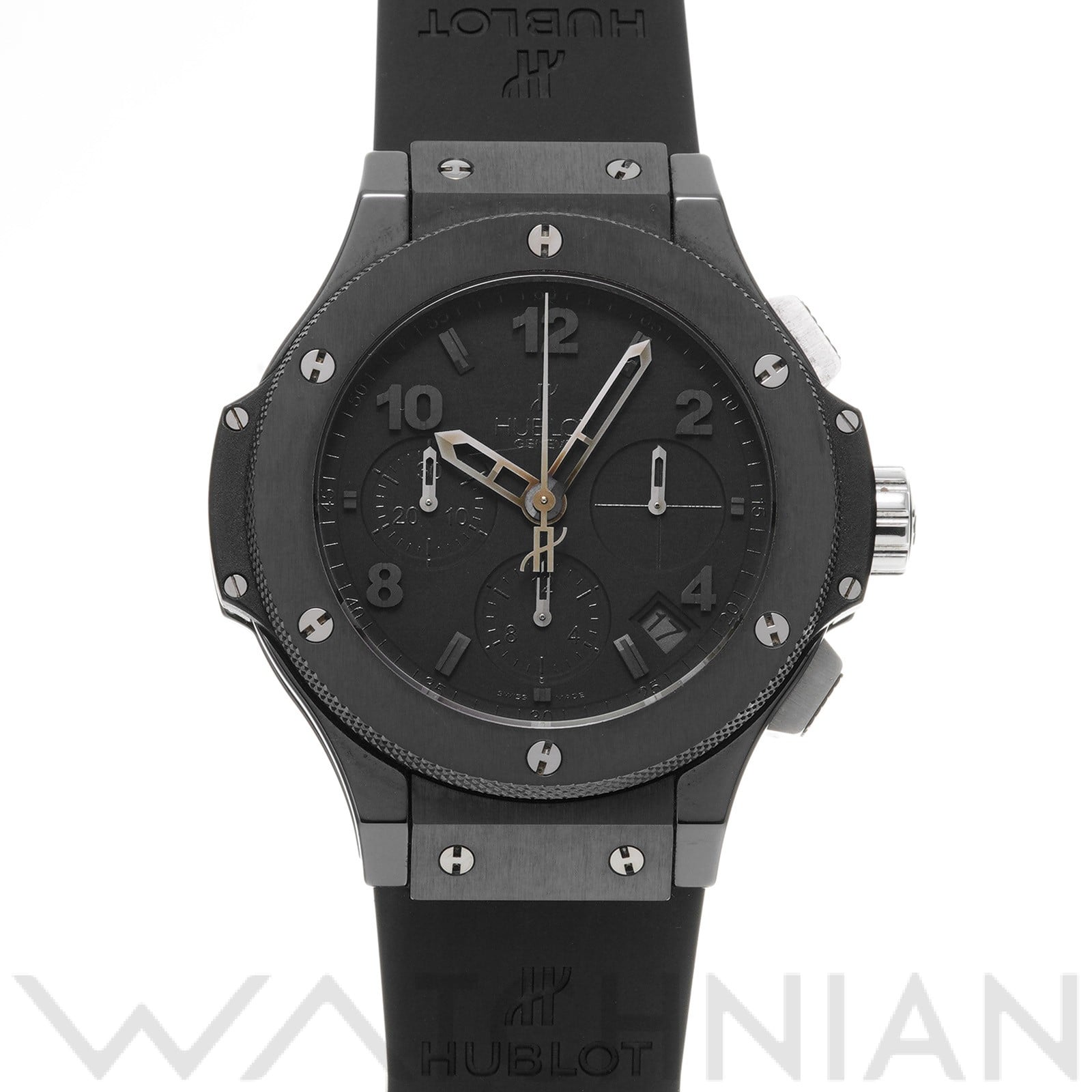 ビッグバン オールブラック 341.CX.134.RX ブラック ウブロ HUBLOT メンズ 【中古】