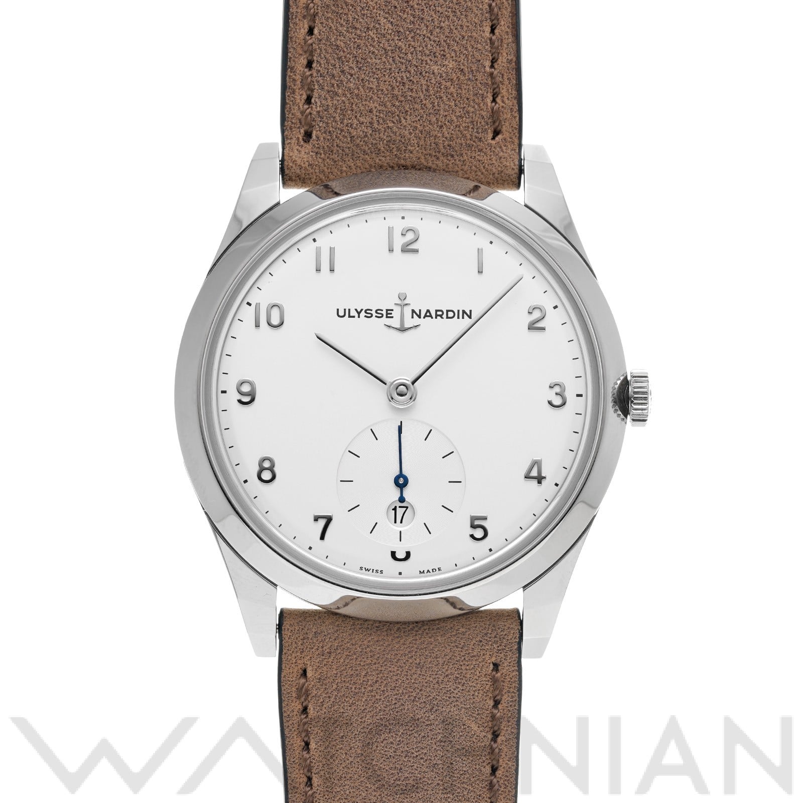 クラシコ ポール・デイヴィッド・ナルダン 3203-900 シルバー ユリス ナルダン Ulysse Nardin メンズ 【中古】