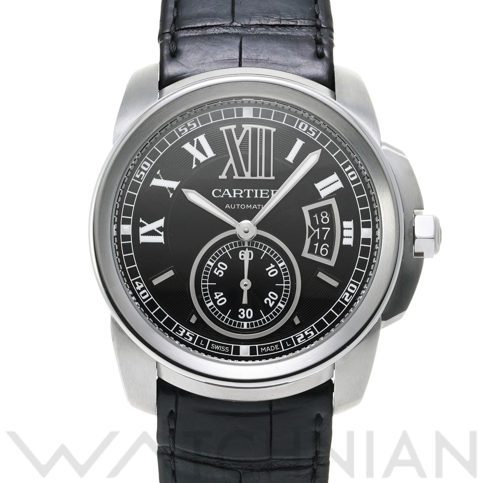 カリブル ドゥ カルティエ W7100014 ブラック カルティエ CARTIER メンズ 【中古】