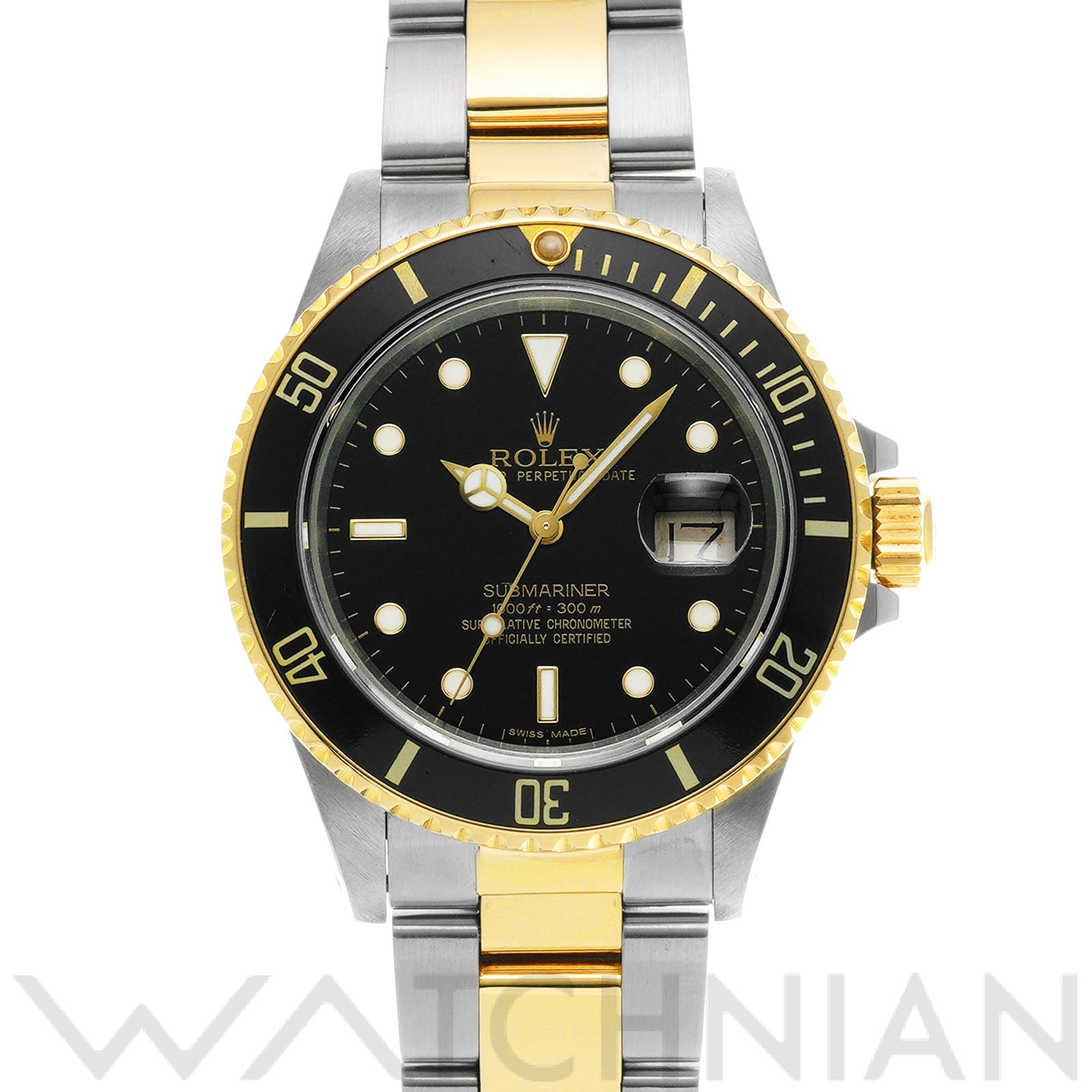 サブマリーナ デイト 16803 97番台(1986年頃製造) ブラック ロレックス ROLEX メンズ 【中古】