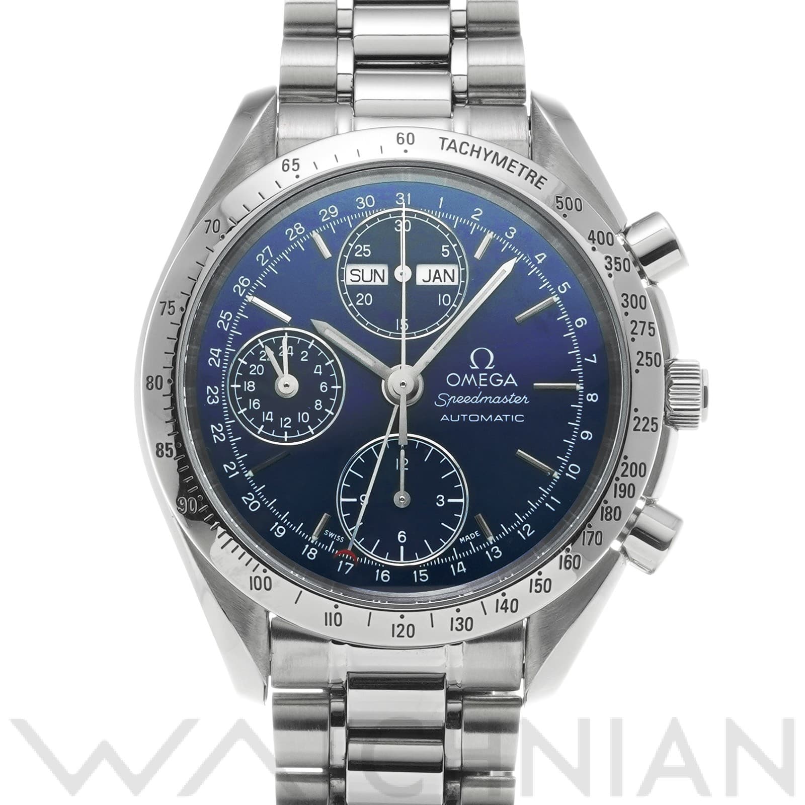 オメガ / OMEGA スピードマスター トリプルカレンダー 3521.80 ブルー メンズ 時計 【中古】【wristwatch】